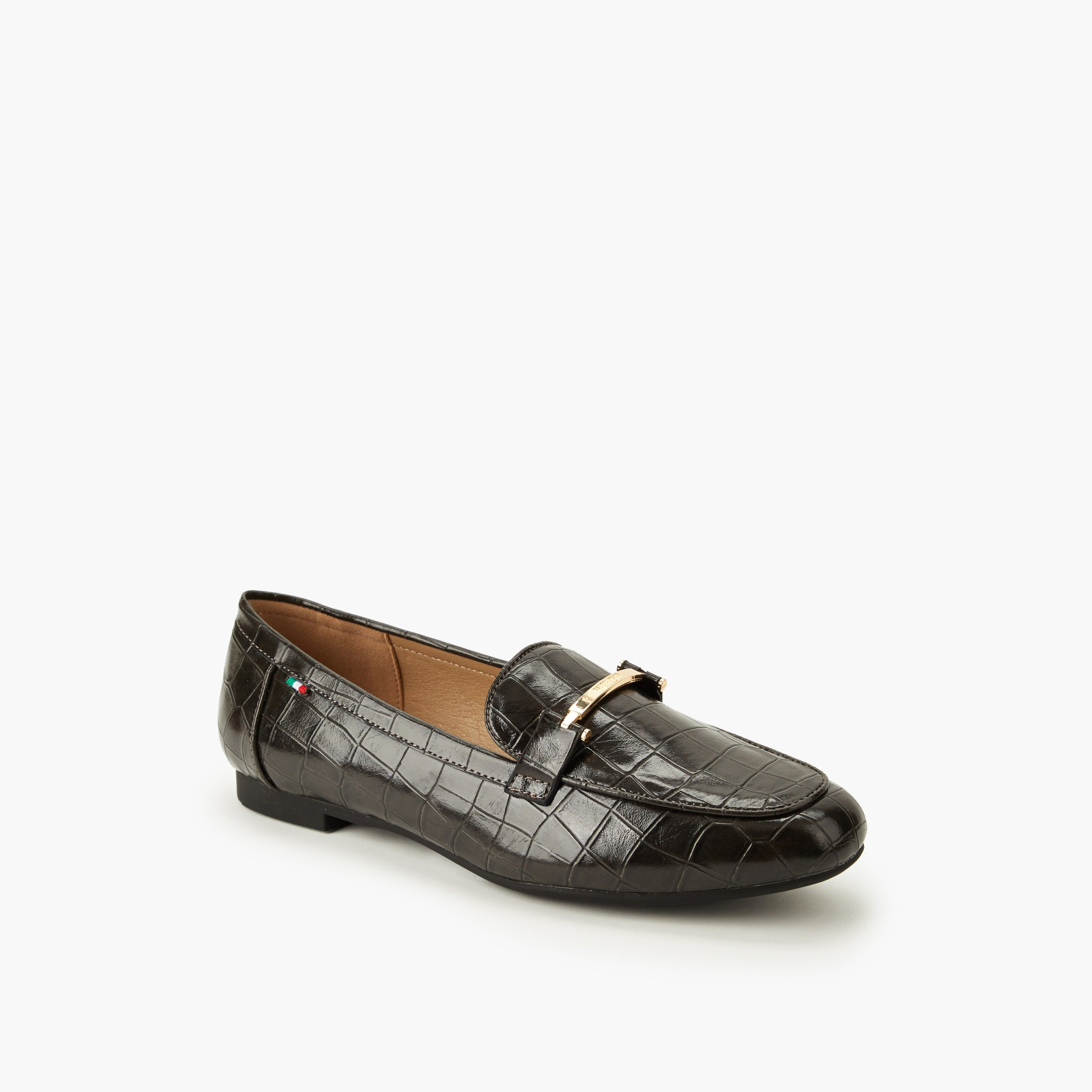 حذاء لوفر سهل الارتداء مزخرف للنساء من رينزو روجاني-women-shoes-flats-loafers-image-2