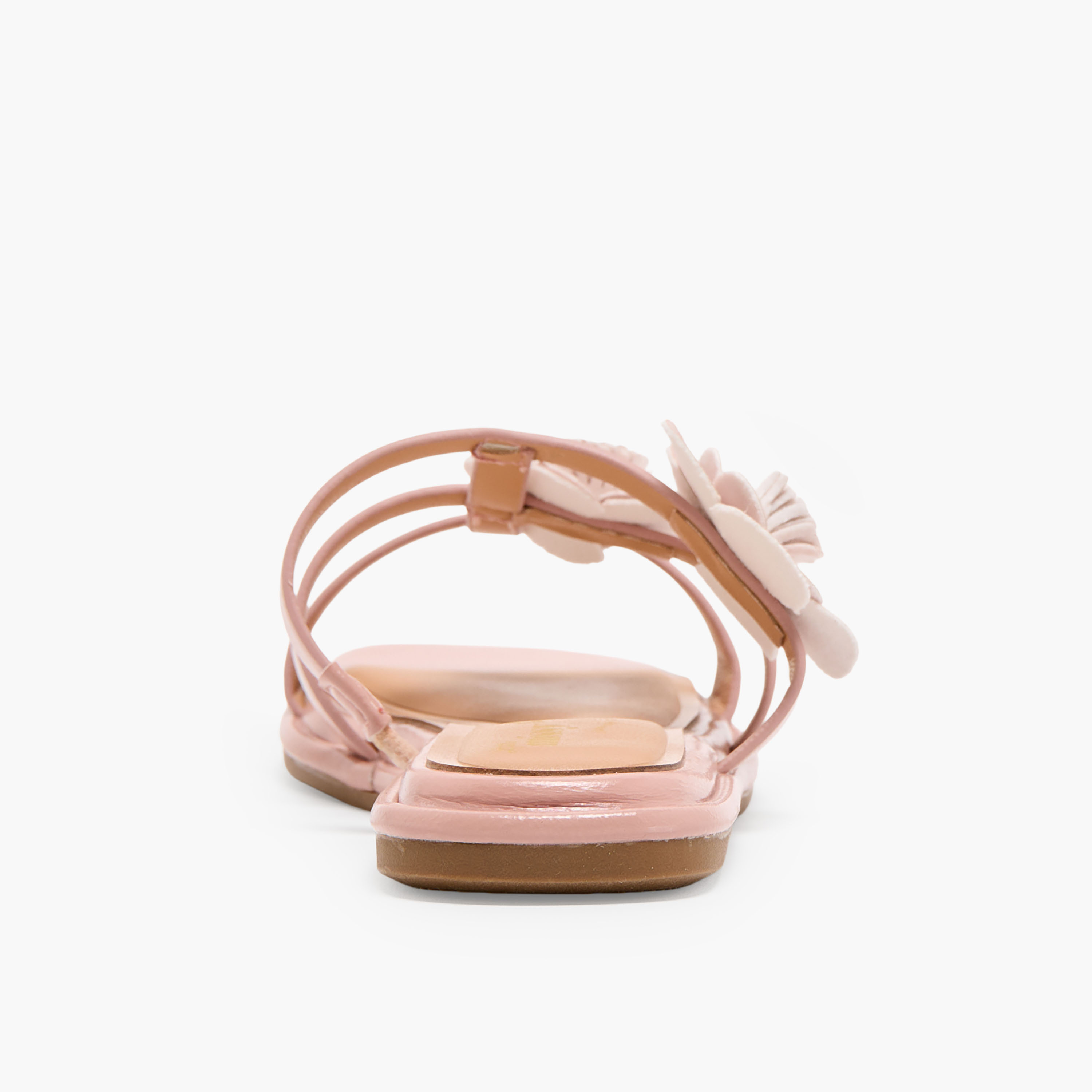Little Missy Girls Floral Accent Slip-On Sandals-girls-shoes-sandals-image-7