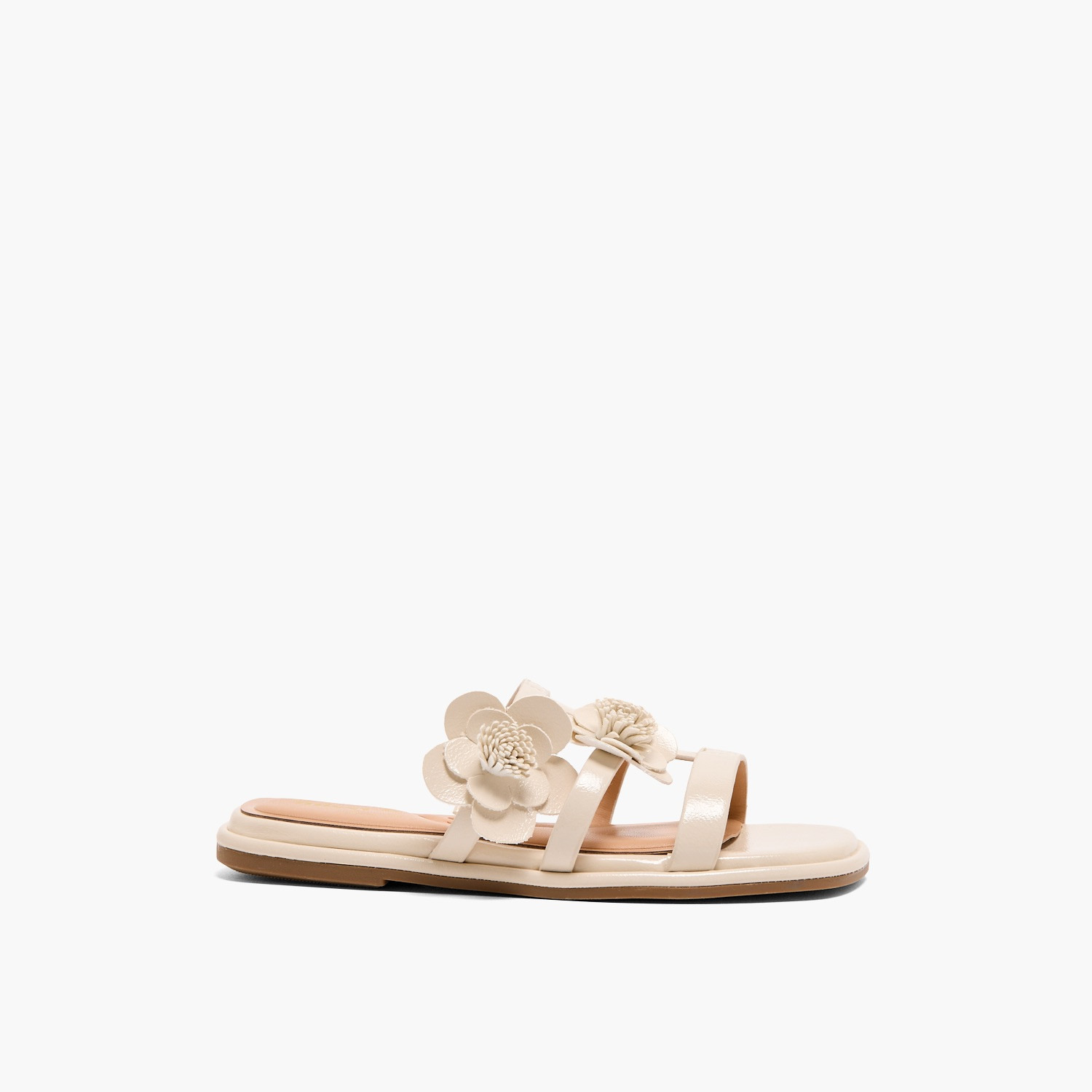 Little Missy Girls Floral Accent Slip-On Sandals-girls-shoes-sandals-image-2