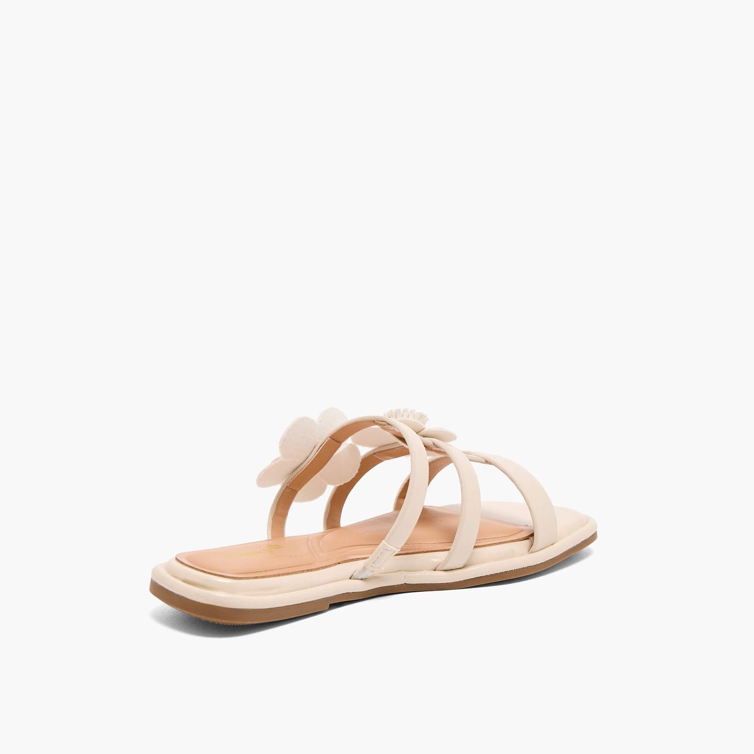 Little Missy Girls Floral Accent Slip-On Sandals-girls-shoes-sandals-image-4