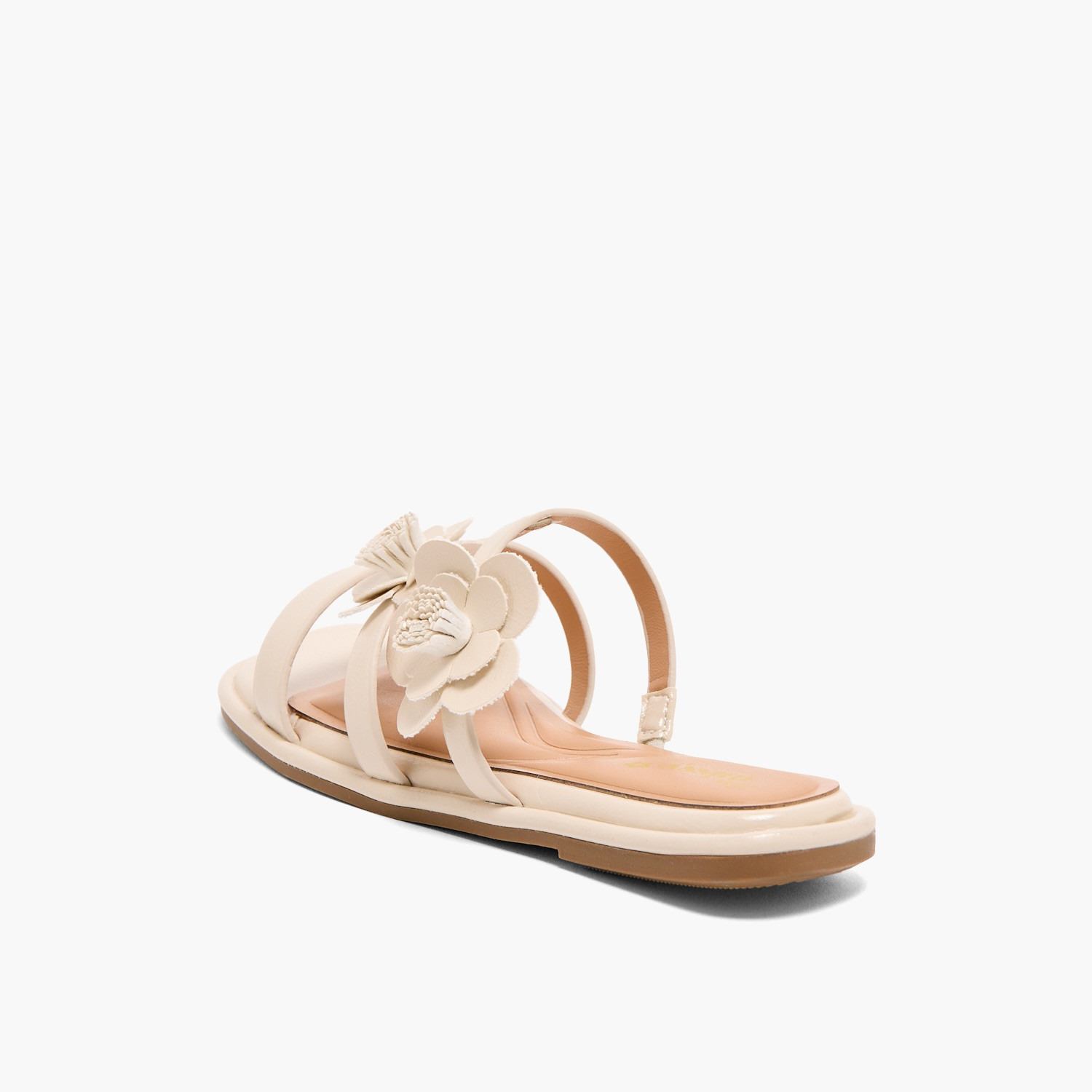 Little Missy Girls Floral Accent Slip-On Sandals-girls-shoes-sandals-image-5