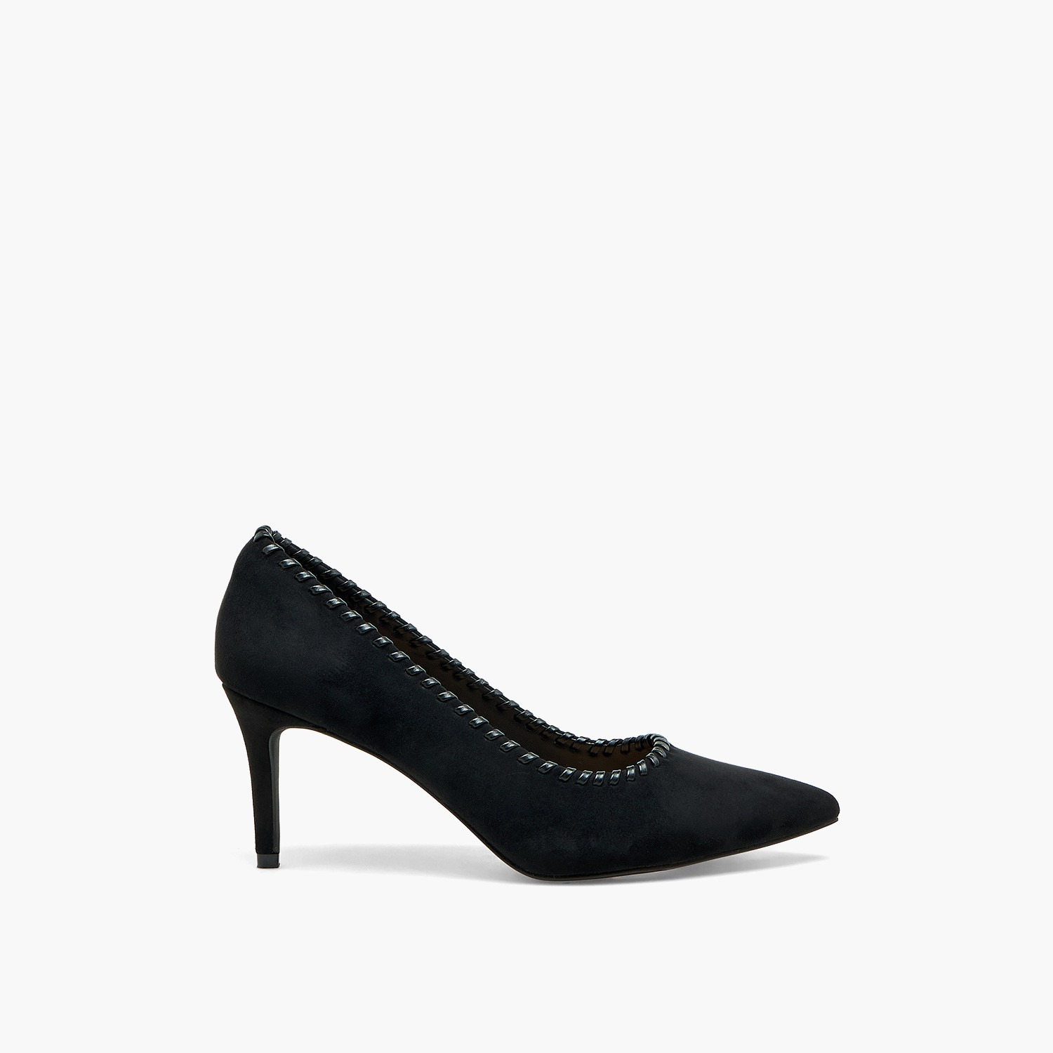 حذاء كلاسيكي بمقدمة مدببة وحواف بغرز السوط للنساء من فلورا بيلا-women-shoes-sandals-heeled-image-3