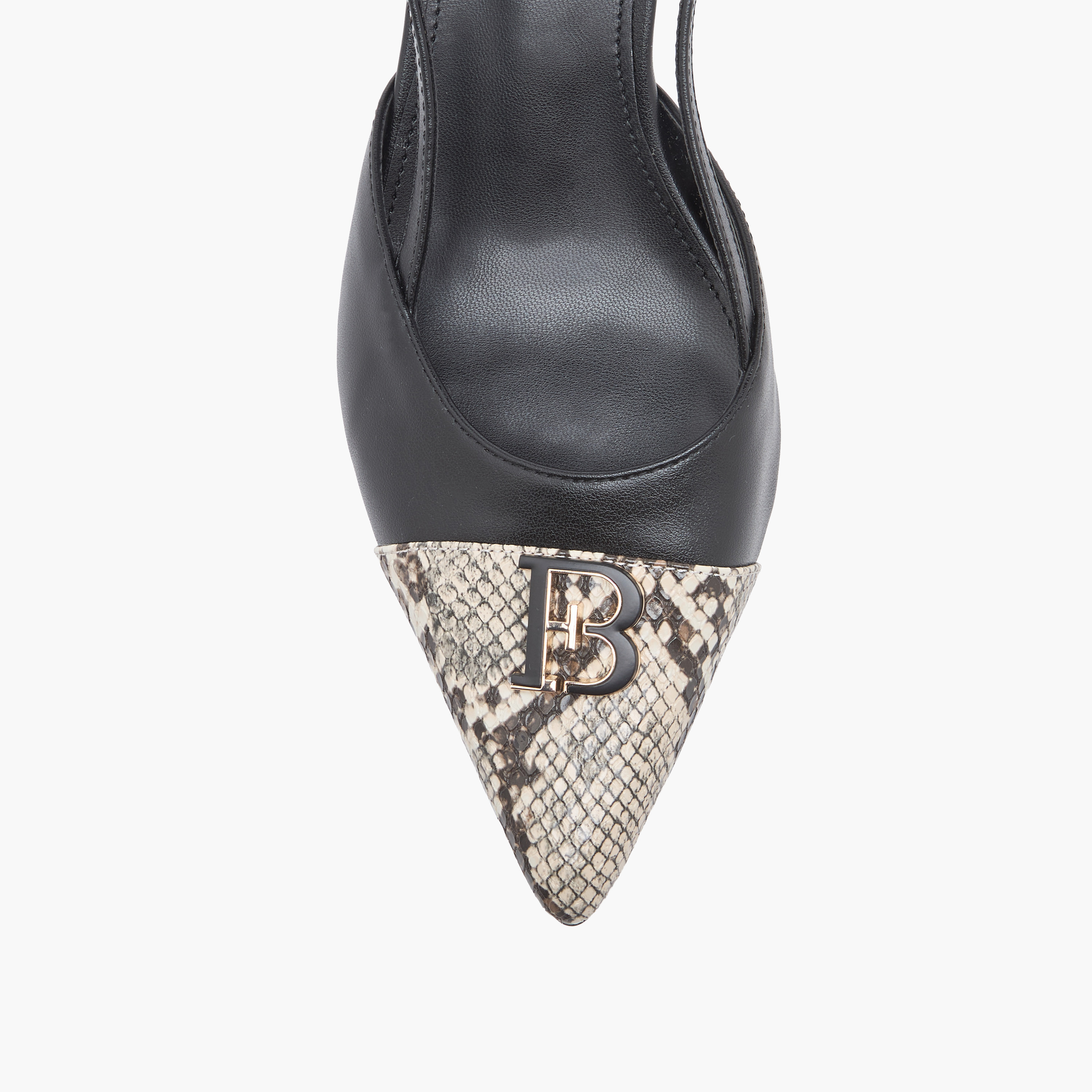 حذاء ميول بمقدمة مدببة وطبعات جلد حيوان من فلورا بيلا-women-shoes-sandals-heeled-image-4