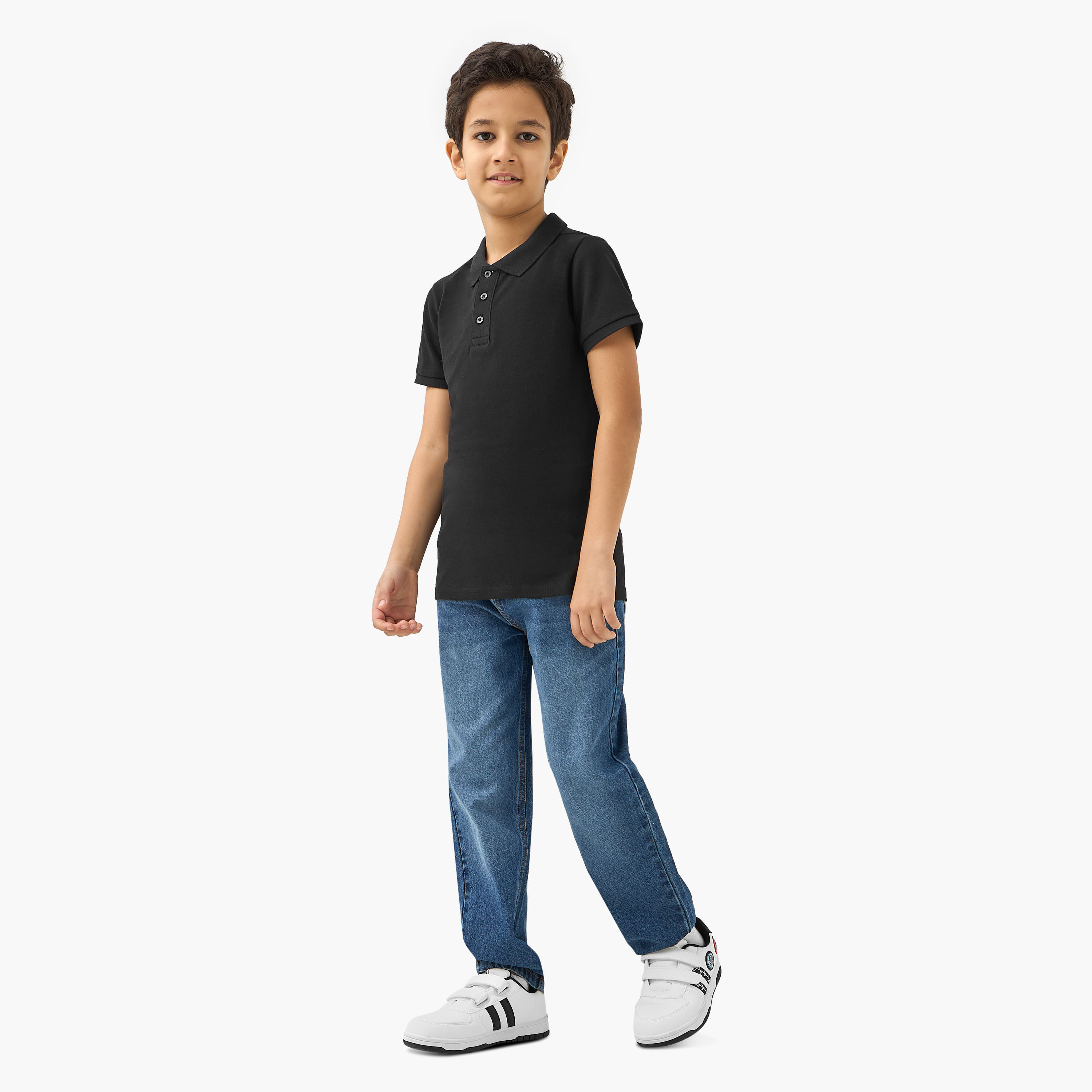 تيشيرت بياقة بولو وأكمام قصيرة من جونيورز-boys-clothing-tshirtsandpolos-image-2