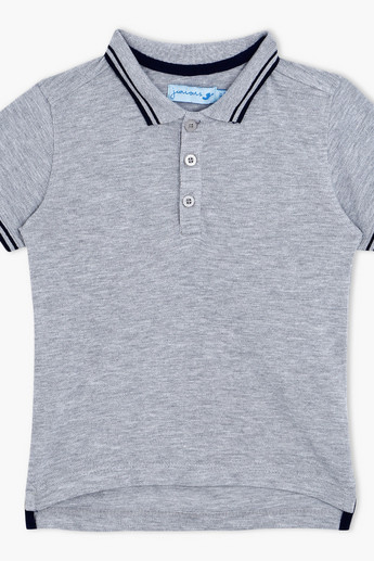 Juniors Polo T-shirt with Short Sleeves