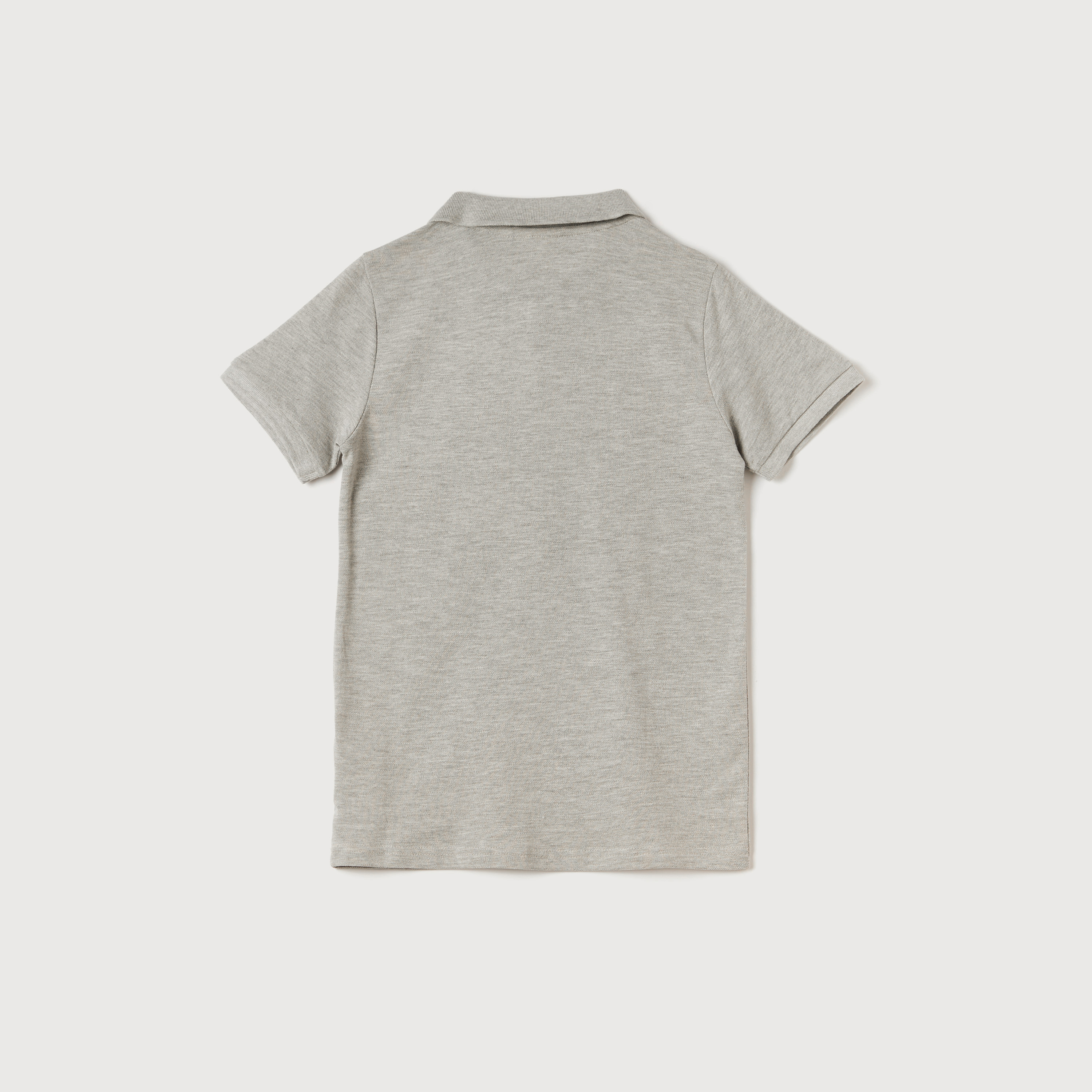 Juniors Polo Neck T-Shirt with Short Sleeves-boys-clothing-tshirtsandpolos-image-4