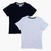 Juniors Solid T-shirt with Crew Neck and Short Sleeves - Set of 2-T Shirts-thumbnail-0