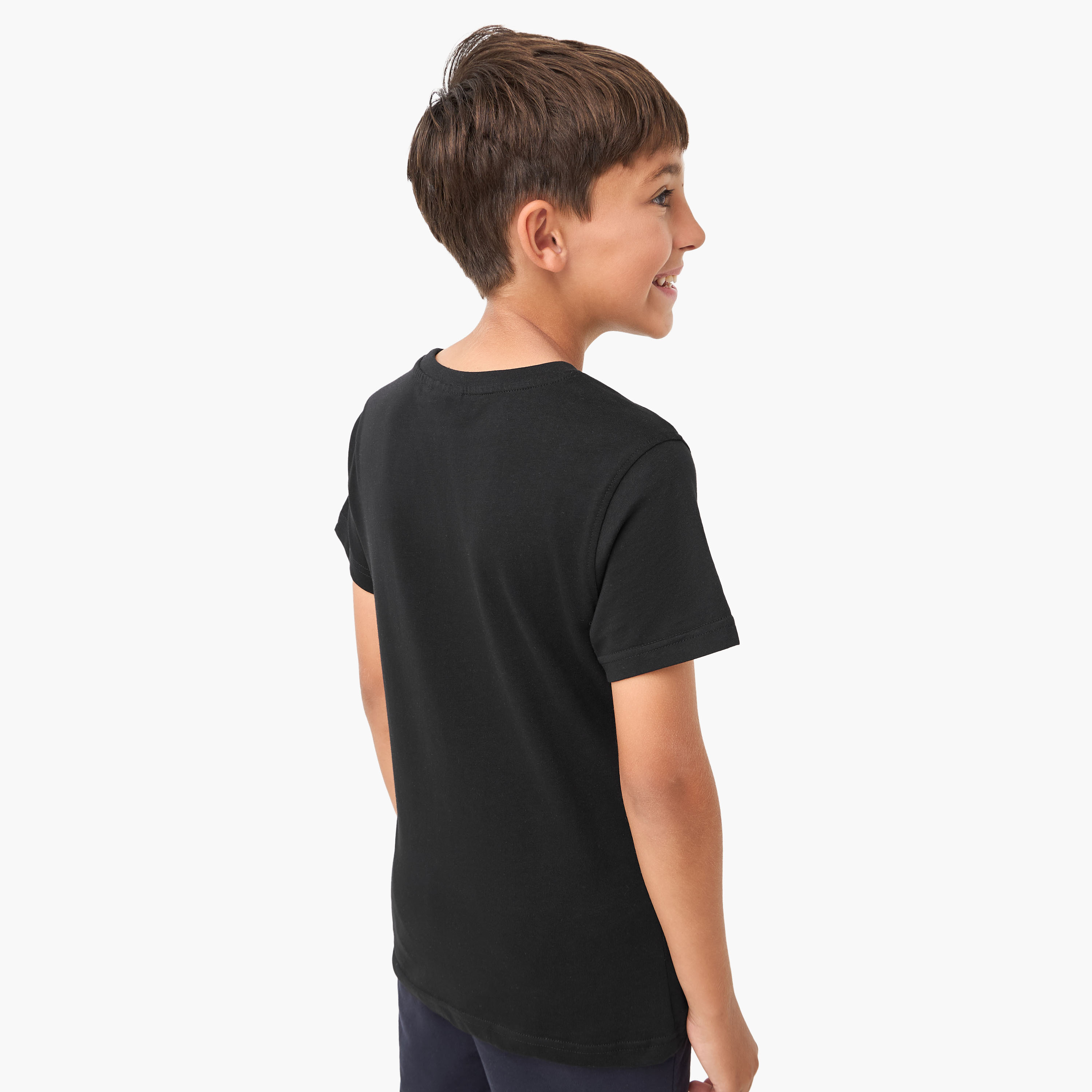 تيشيرت بياقة ضيّقة وأكمام قصيرة من جونيورز - طقم من قطعتين-boys-clothing-tshirtsandpolos-image-4