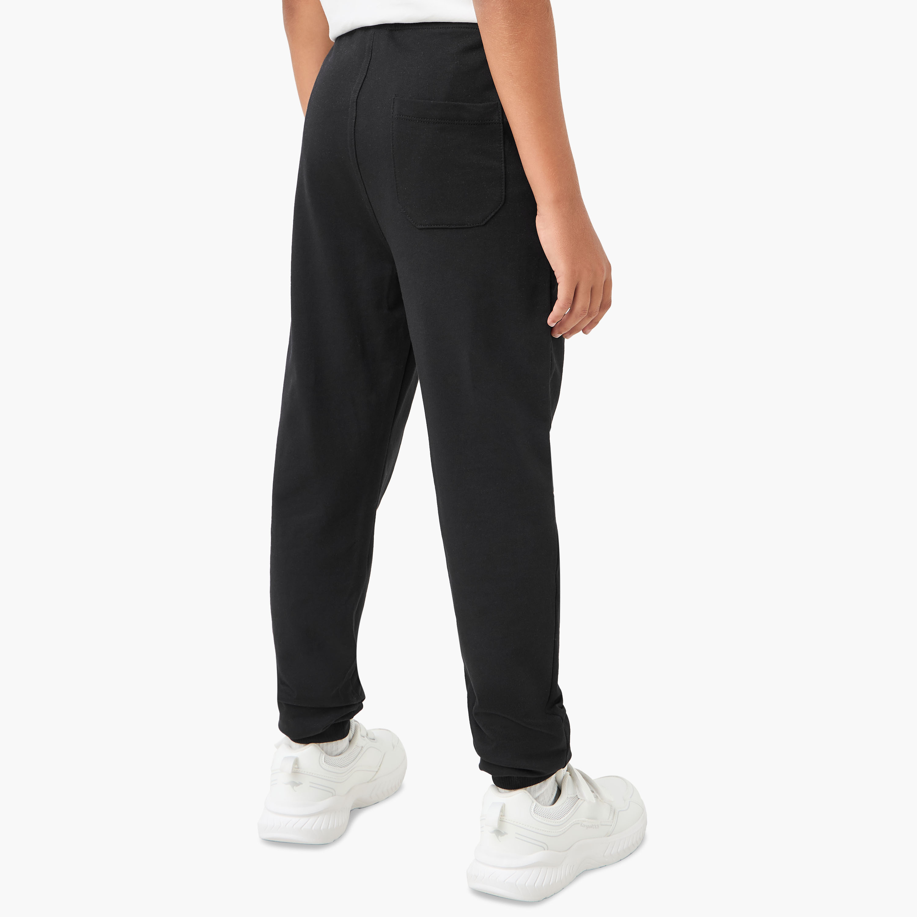 Juniors Full Length Jog Pants with Elasticised Waistband-boys-clothing-bottoms-joggersandtrackpants-image-3