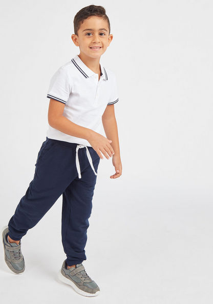 Juniors Full Length Jog Pants with Elasticised Waistband-Joggers-image-1