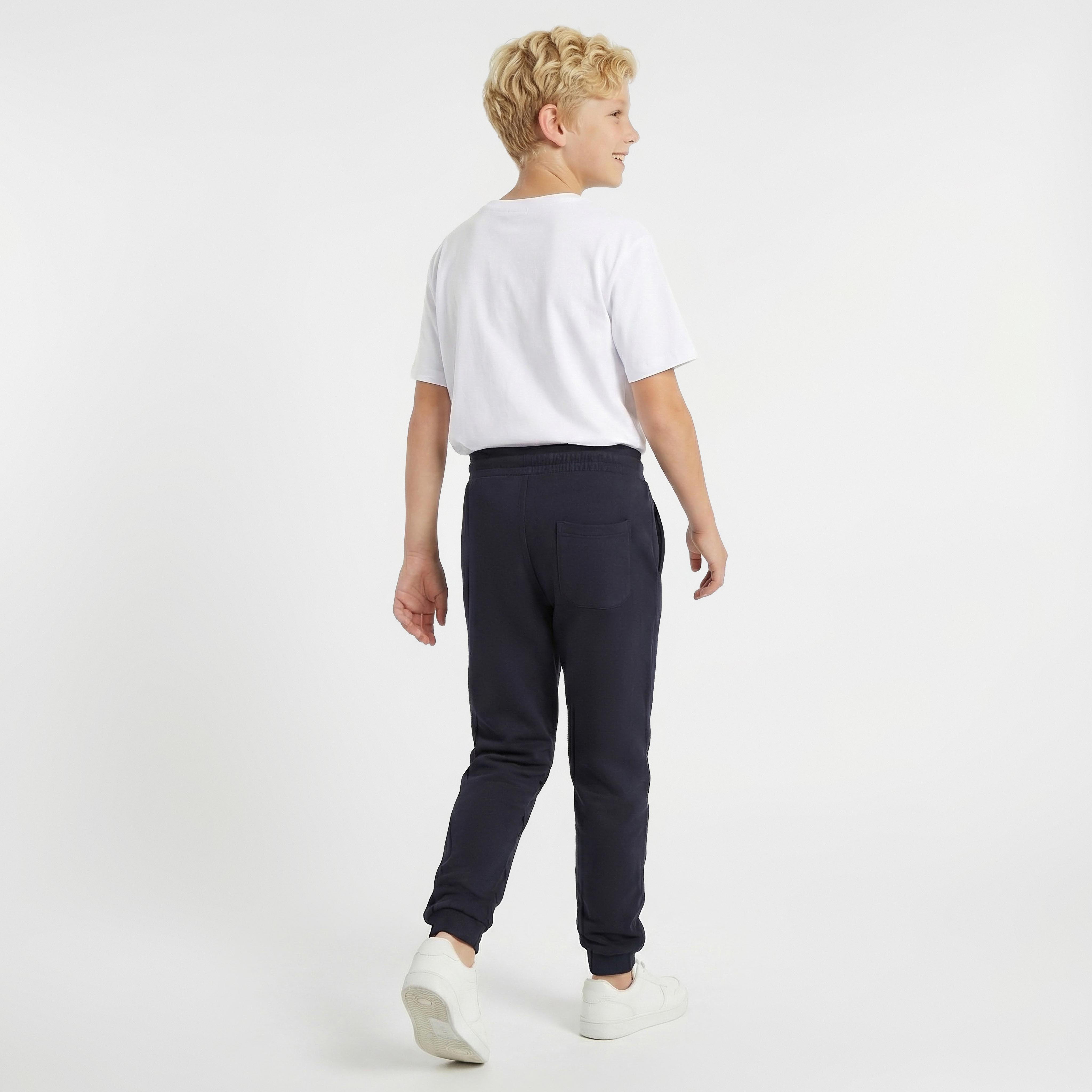 Juniors Drawstring Waist Joggers with Pockets-boys-clothing-bottoms-joggersandtrackpants-image-3