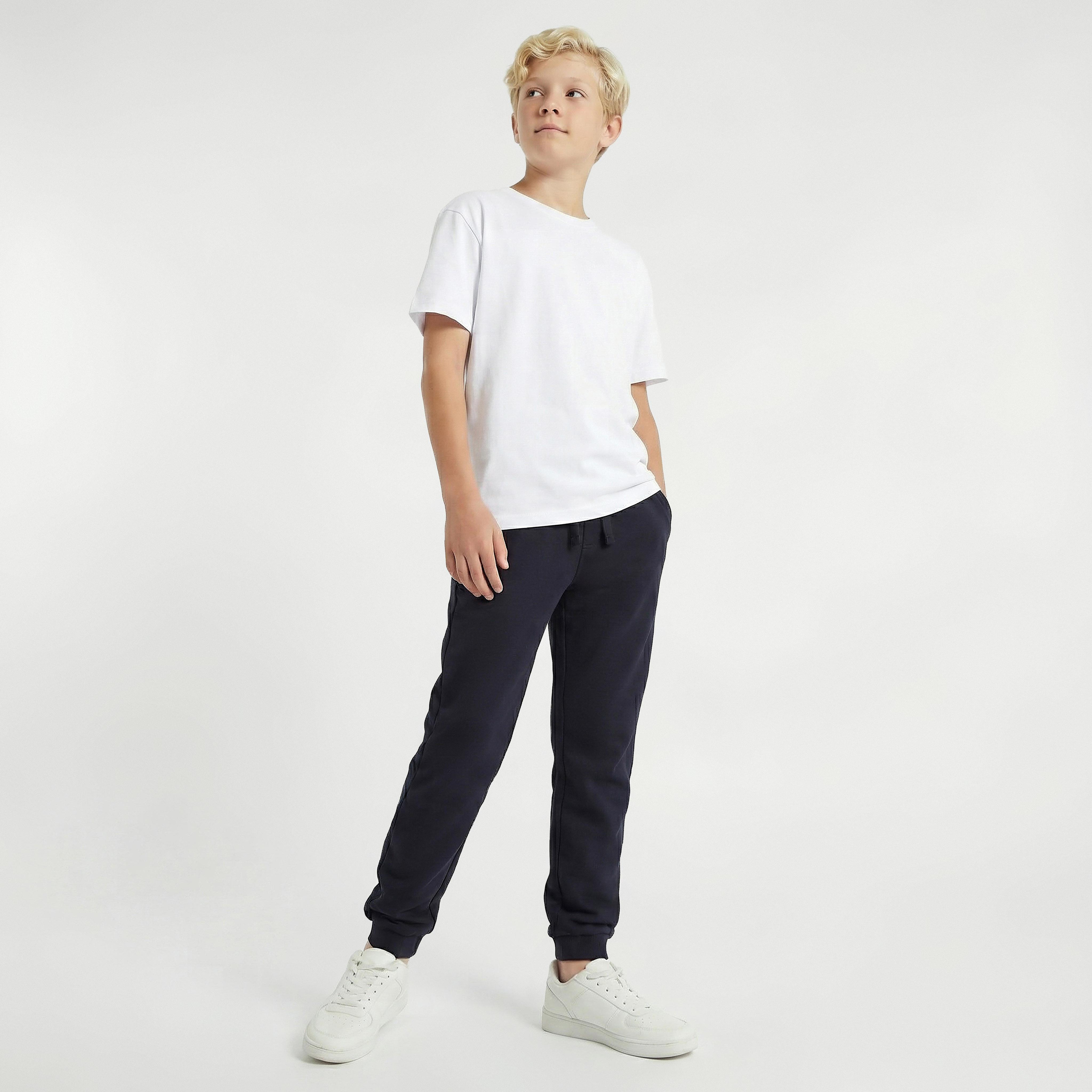 Juniors Drawstring Waist Joggers with Pockets-boys-clothing-bottoms-joggersandtrackpants-image-5