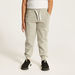 Juniors Solid Jog Pants with Pocket Detail and Drawstring-Joggers-thumbnailMobile-0
