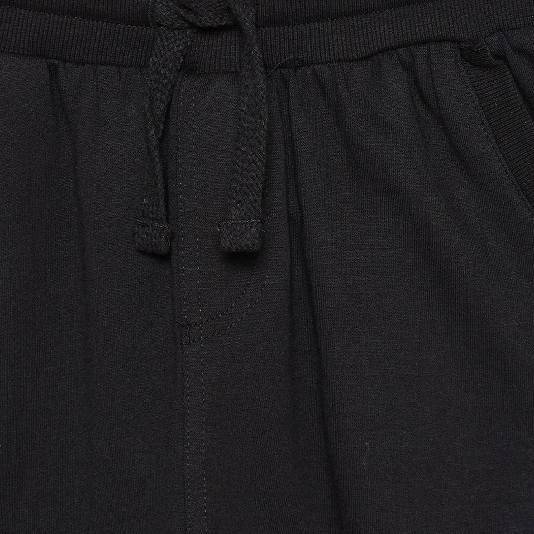Juniors Solid Shorts with Pocket Detail and Elasticised Waistband-boys-clothing-bottoms-shorts-image-4