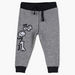 Juniors Embroidered Full Length Jog Pants with Elasticised Waistband-Joggers-thumbnail-0
