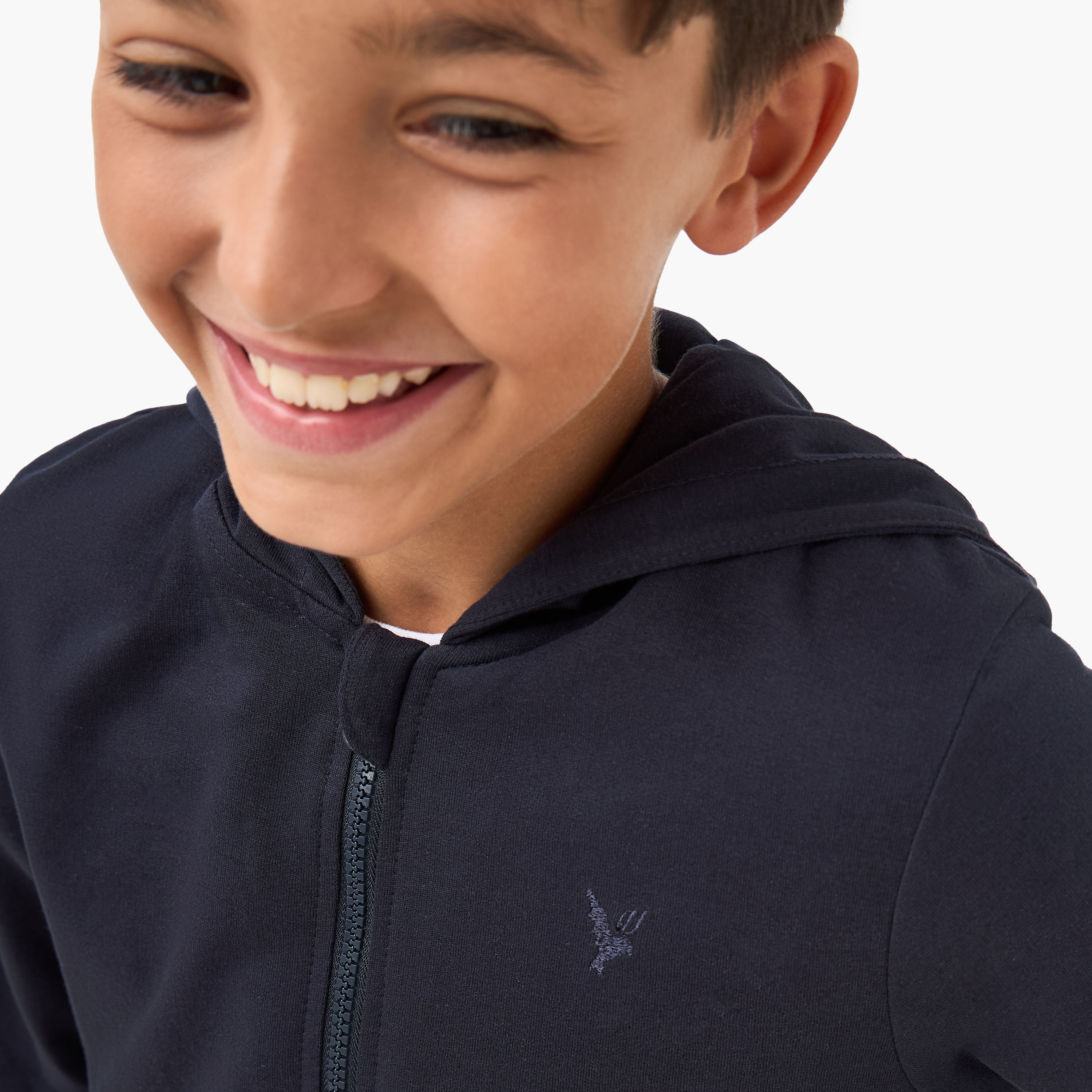 Juniors Printed Badge Detail Jacket with Long Sleeves -boys-clothing-jacketsandcoats-image-4