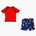 Juniors Printed T-shirt and Shorts Set-Swimwear-thumbnail-1
