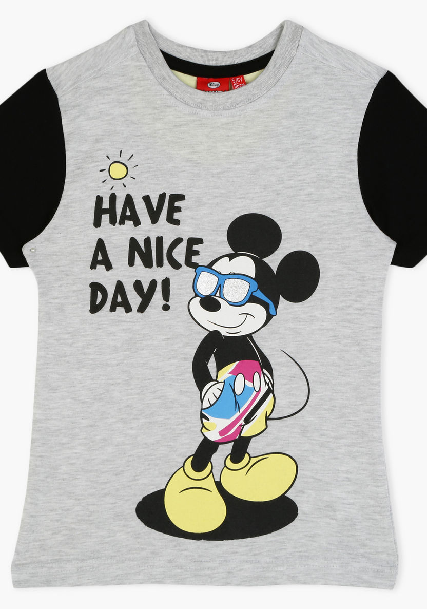 Mickey Mouse Printed T-shirt-T Shirts-image-0