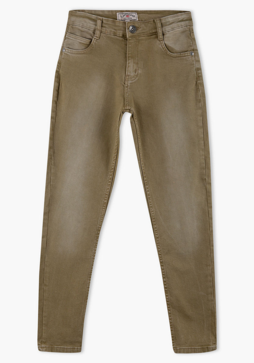 Lee Cooper Full Length Jeans with Button Closure-Jeans-image-0