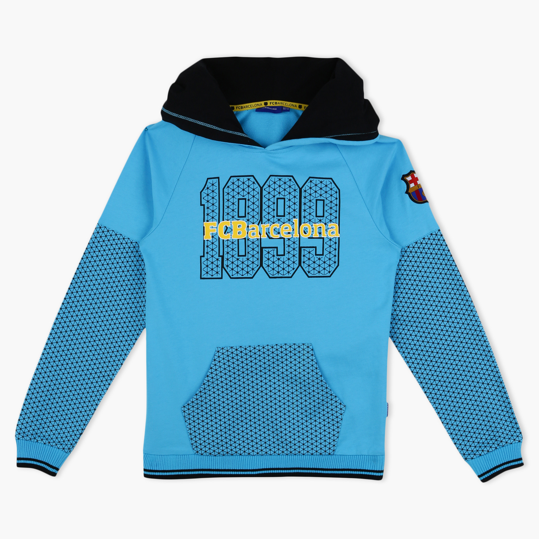 بلوفر طويل بطبعات نادي برشلونة-boys-clothing-jumpersandcardigans-image-1