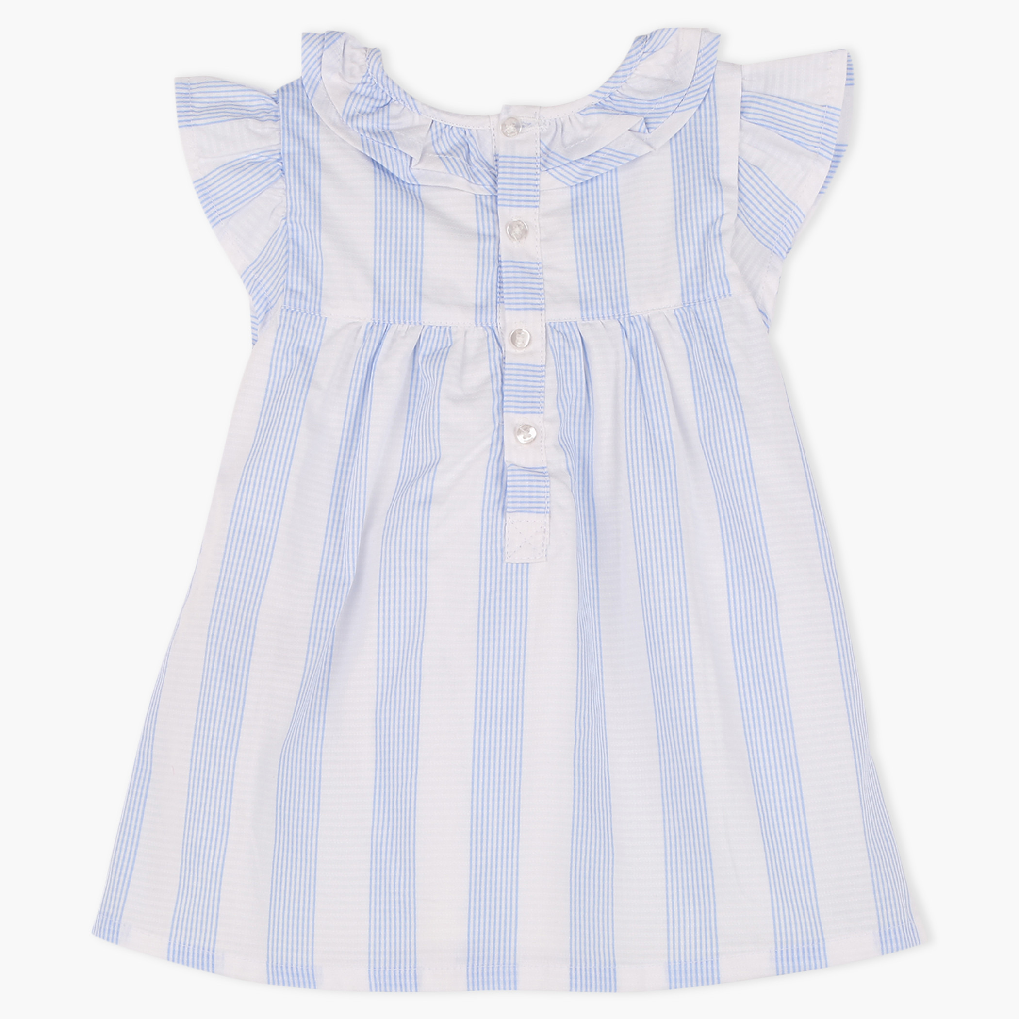 Buy Giggles Striped Round Neck Dress with Hairband Online | Centrepoint UAE