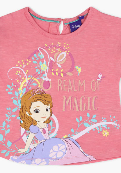 Buy Sofia The First Printed Crew Neck T-shirt Online for Girls |  Centrepoint Bahrain