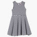 Juniors Striped Sleeveless Dress-Dresses%2C Gowns and Frocks-thumbnail-0