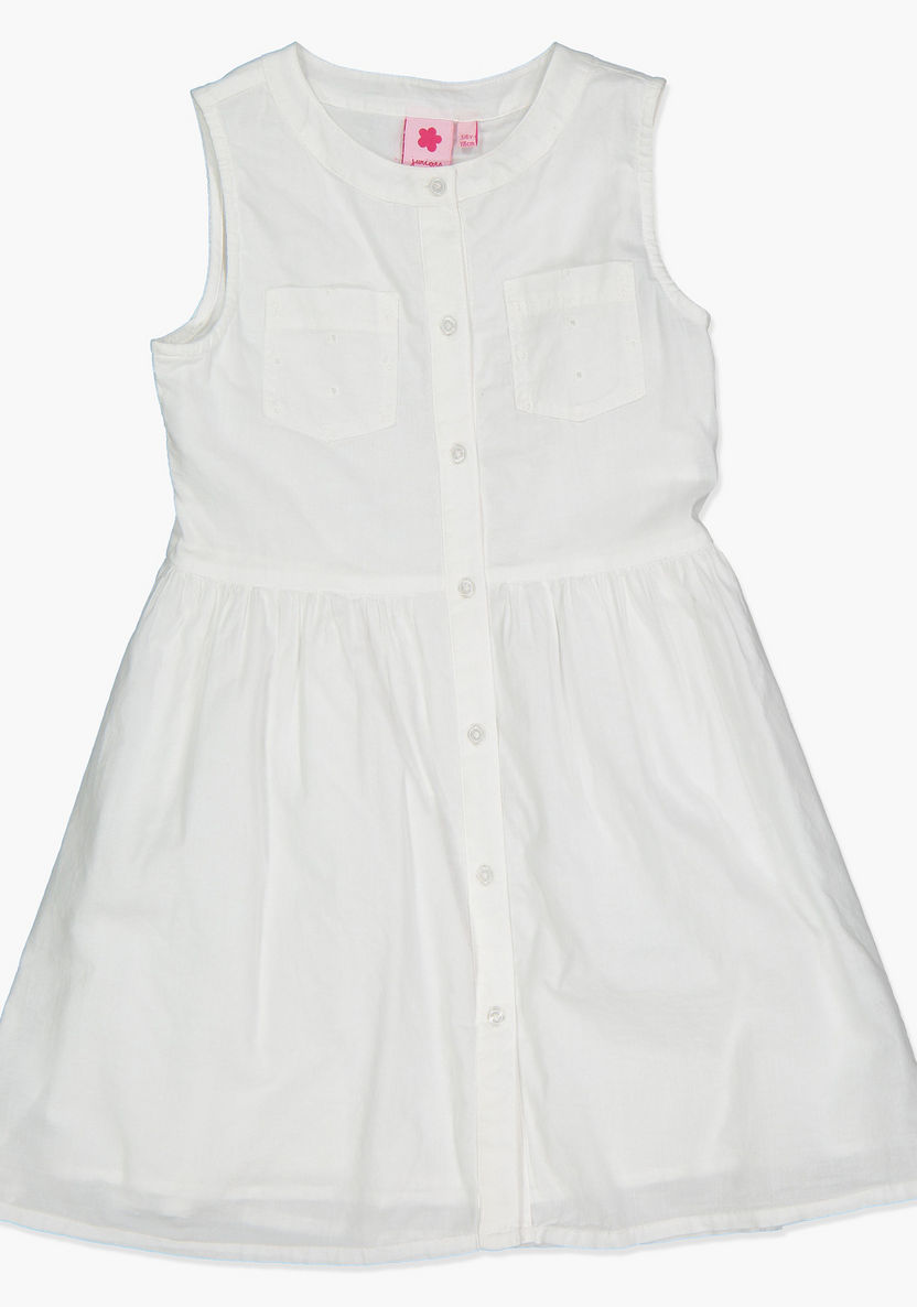 Juniors Sleeveless Dress-Dresses%2C Gowns and Frocks-image-0