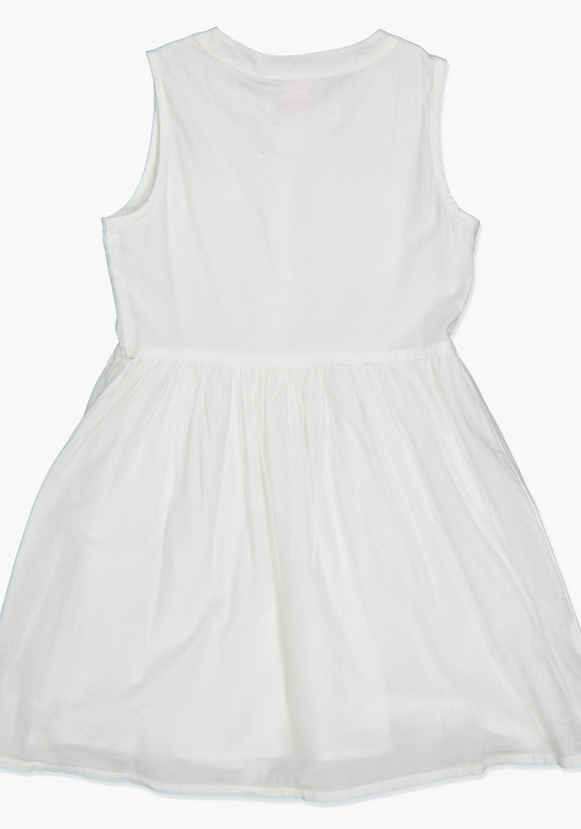Juniors Sleeveless Dress-Dresses%2C Gowns and Frocks-image-1