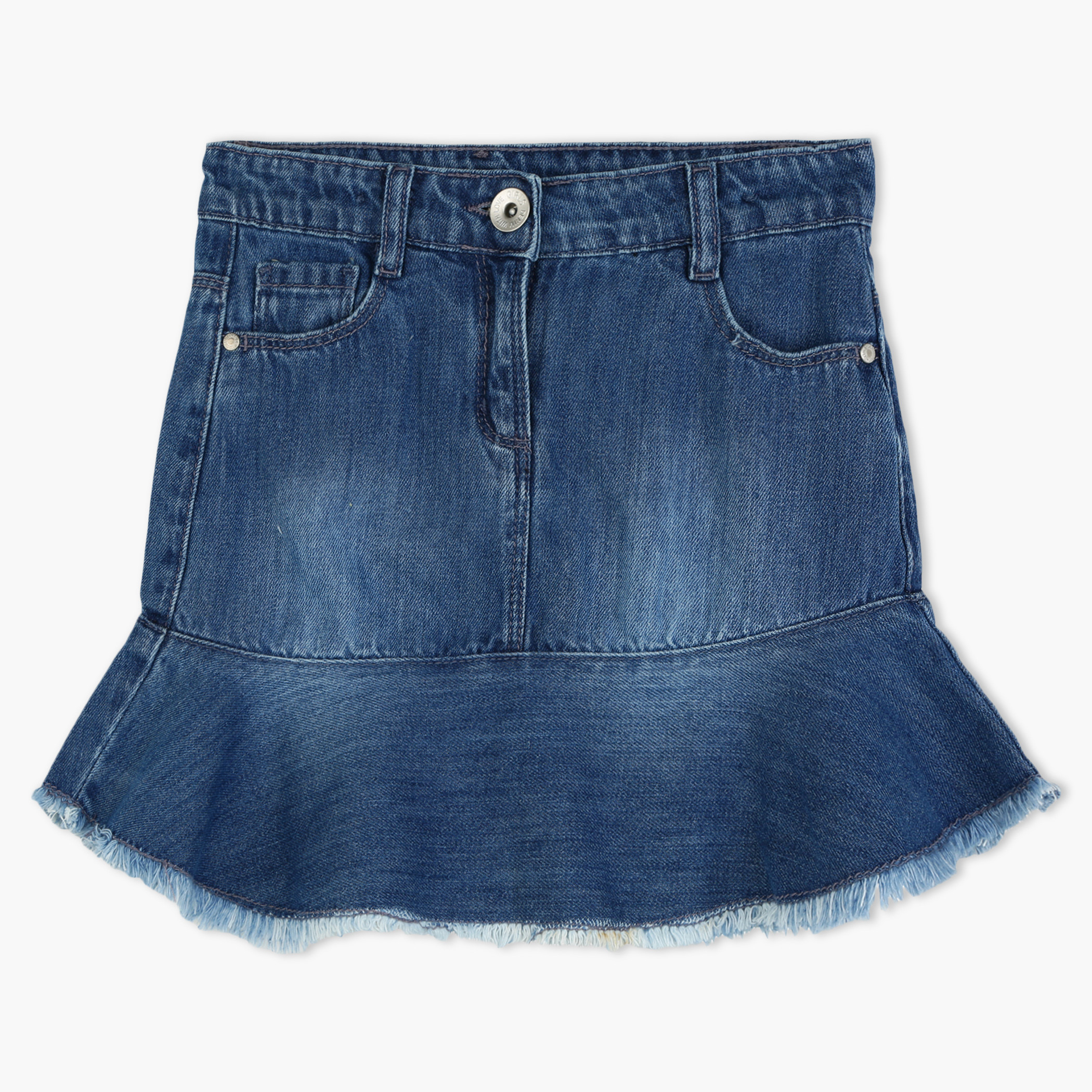 Lola Light Wash Girls Denim Skirt - FINAL SALE – Inherit Co.