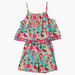 Barbie Printed Spaghetti Strap Playsuit-Rompers%2C Dungarees and Jumpsuits-thumbnail-0