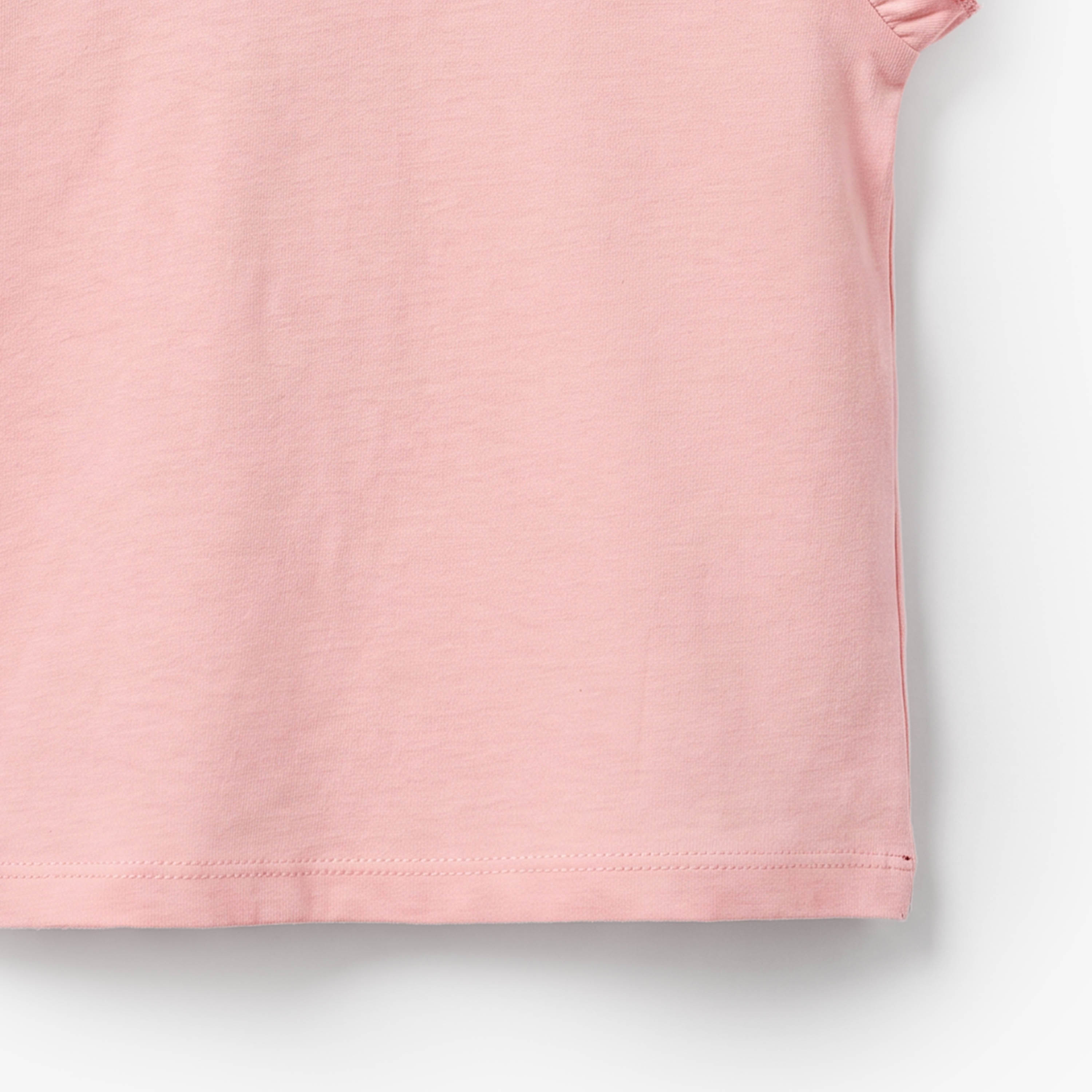 Juniors Solid Crew Neck T-shirt with Cap Sleeves - Set of 2-baby-girls-clothing-tshirts-image-6