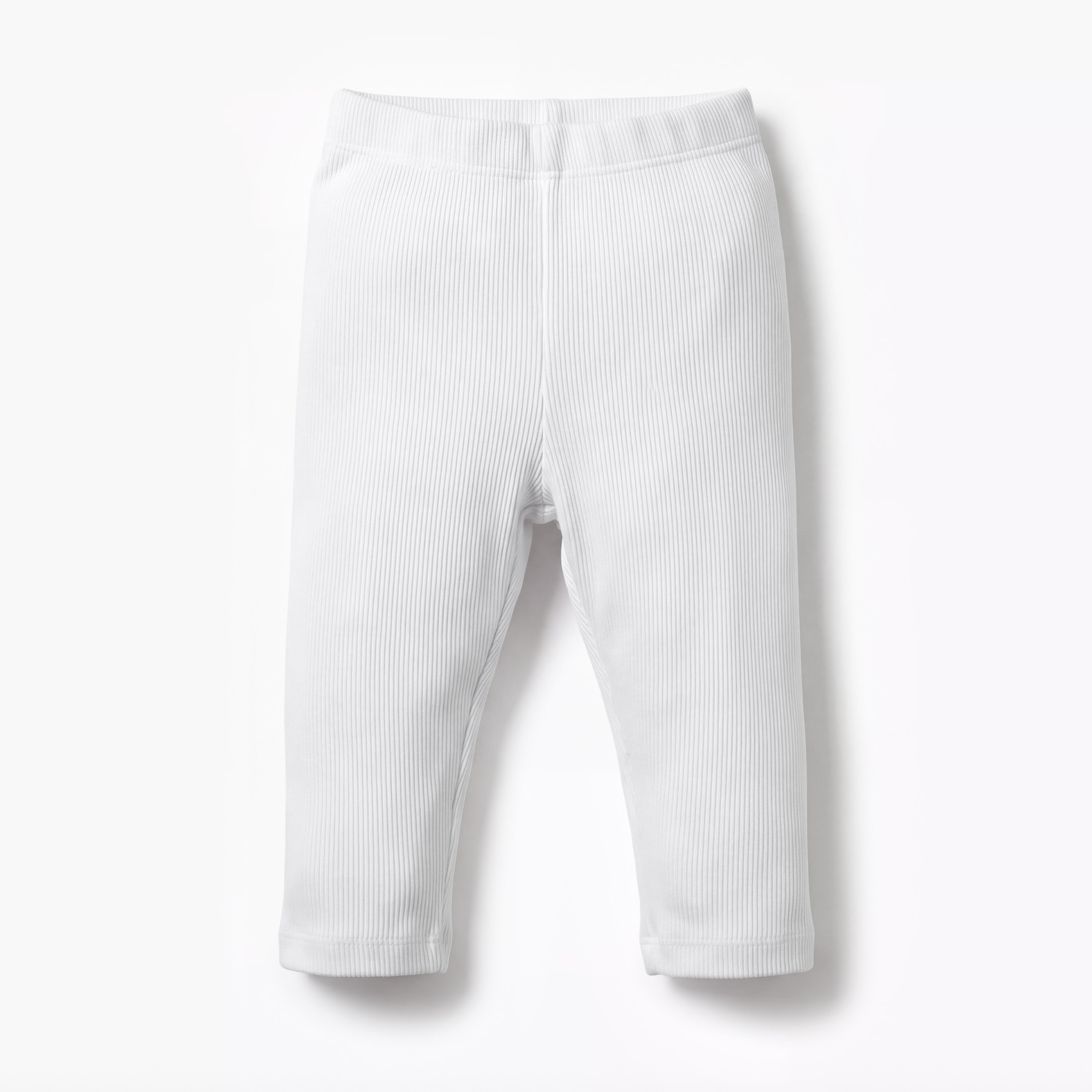 Juniors Solid Leggings with Elasticated Waist - Set of 2-baby-girls-clothing-bottoms-leggings-image-2