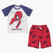 Spider-Man Printed T-shirt and Short Set-Clothes Sets-thumbnail-0