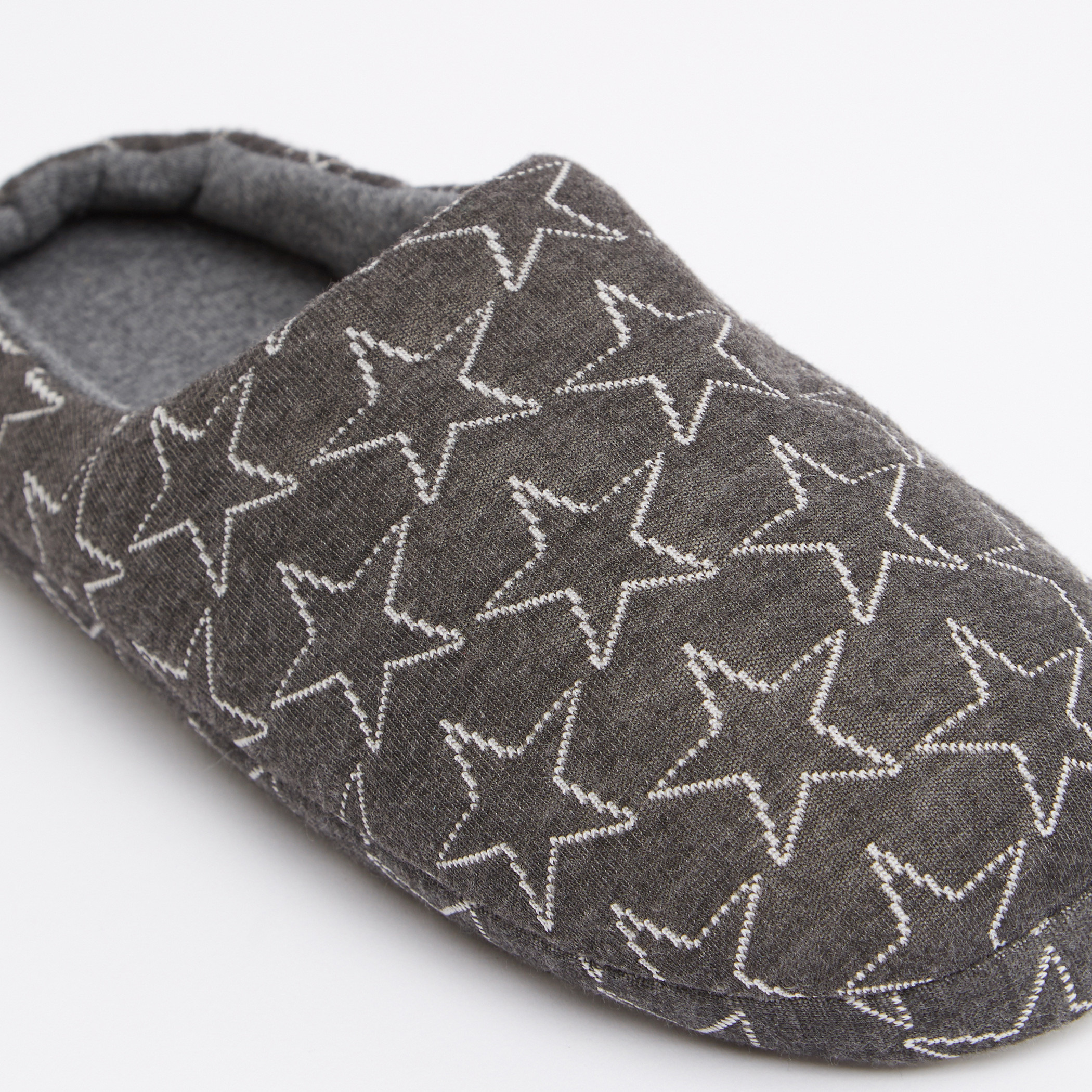 Juniors Star Printed Plush Booties-boys-shoes-flipflopsandslides-image-3