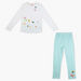 Juniors Printed T-shirt and Pyjama - Set of 2-Nightwear-thumbnail-2