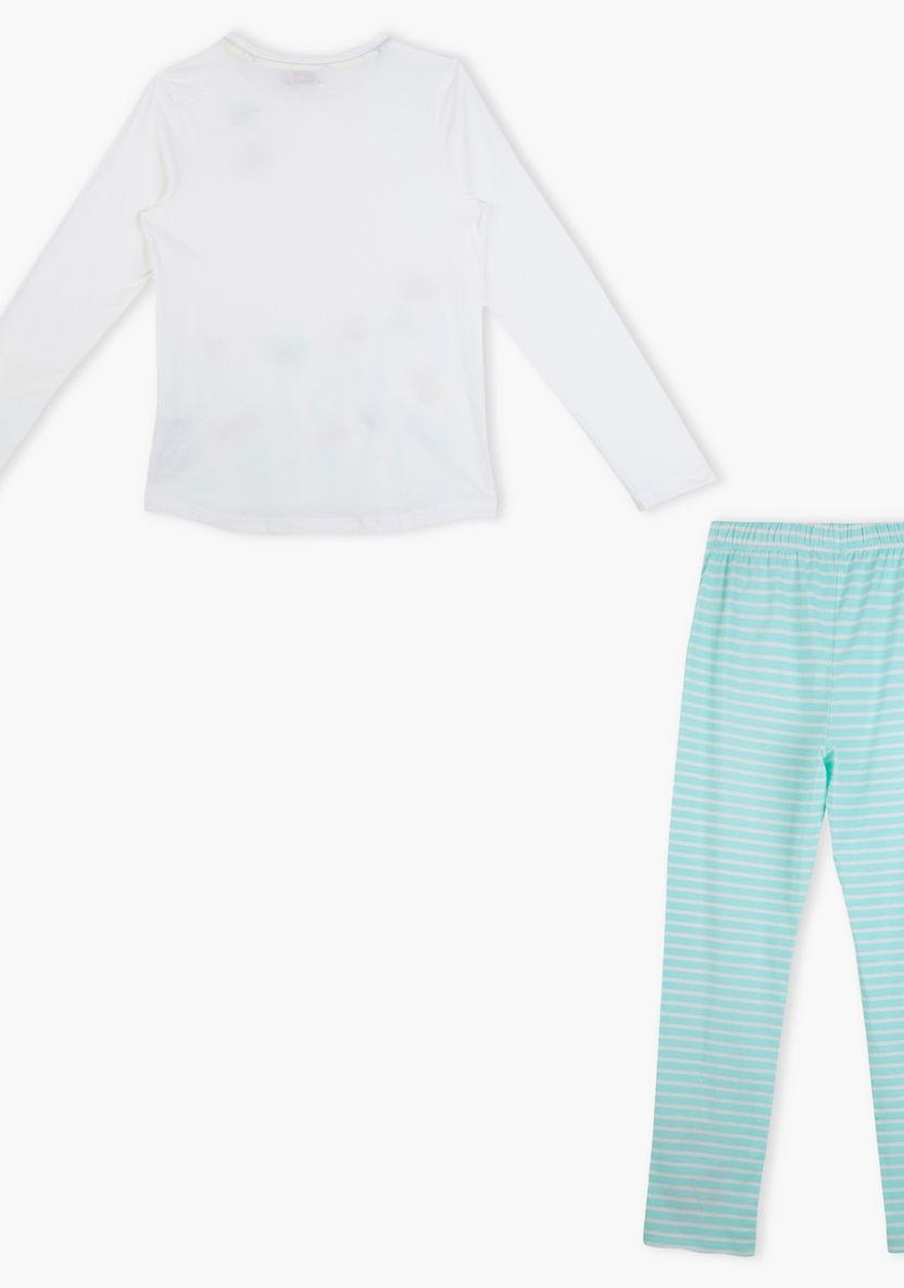 Juniors Printed T-shirt and Pyjama - Set of 2-Nightwear-image-3