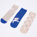 Printed Ankle Length Socks - Set of 3-Socks-thumbnail-0