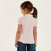 Juniors Ruffle Detail Polo T-shirt with Short Sleeves-T Shirts-thumbnail-3
