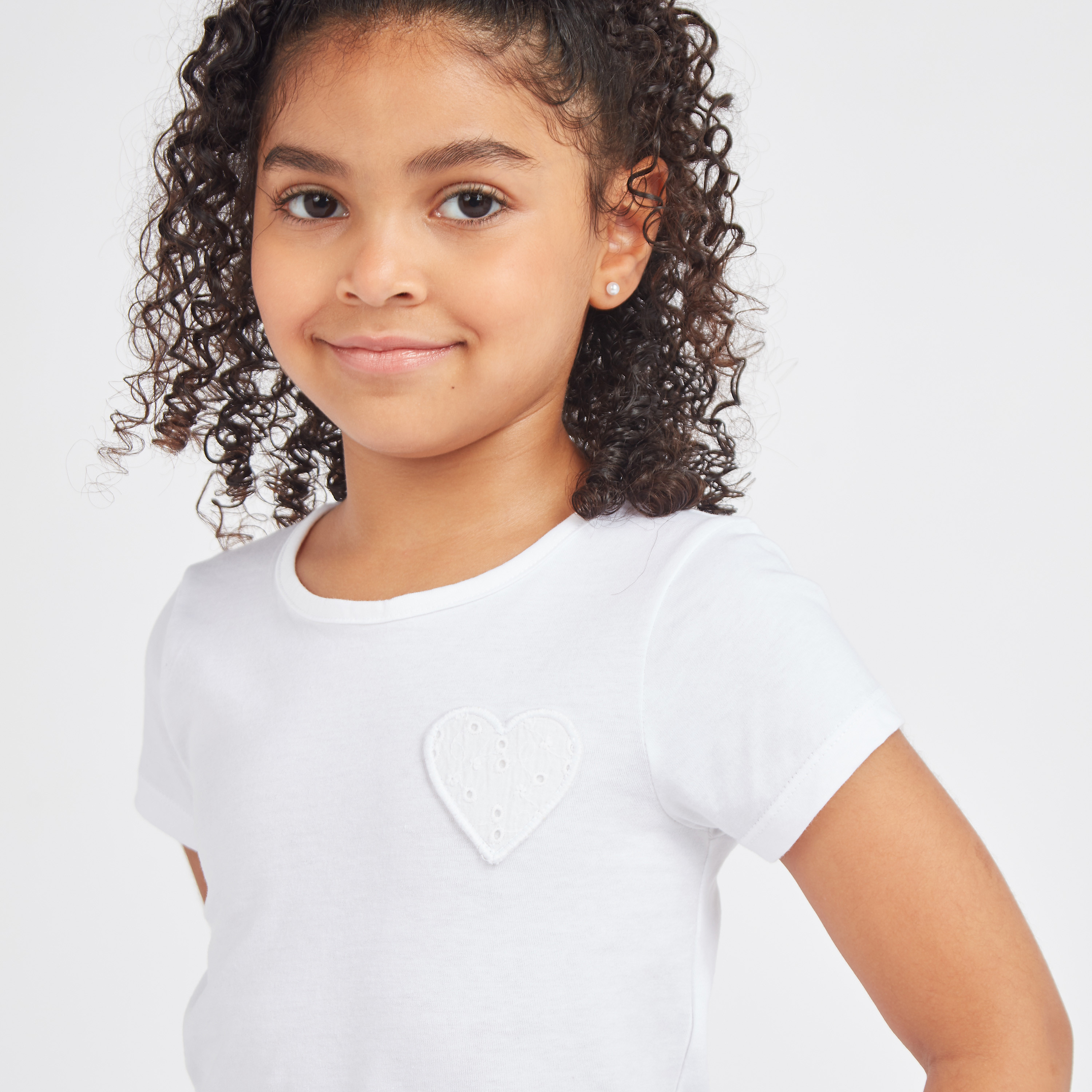 Juniors Solid Round Neck Top - Set of 2-girls-clothing-multipacks-image-8
