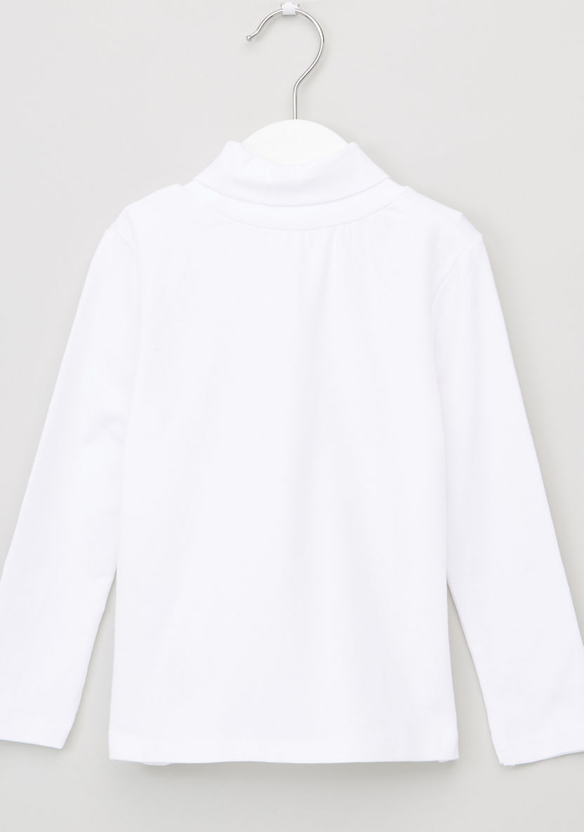 Juniors Turtleneck Long Sleeves T-shirt - Set of 2-T Shirts-image-6