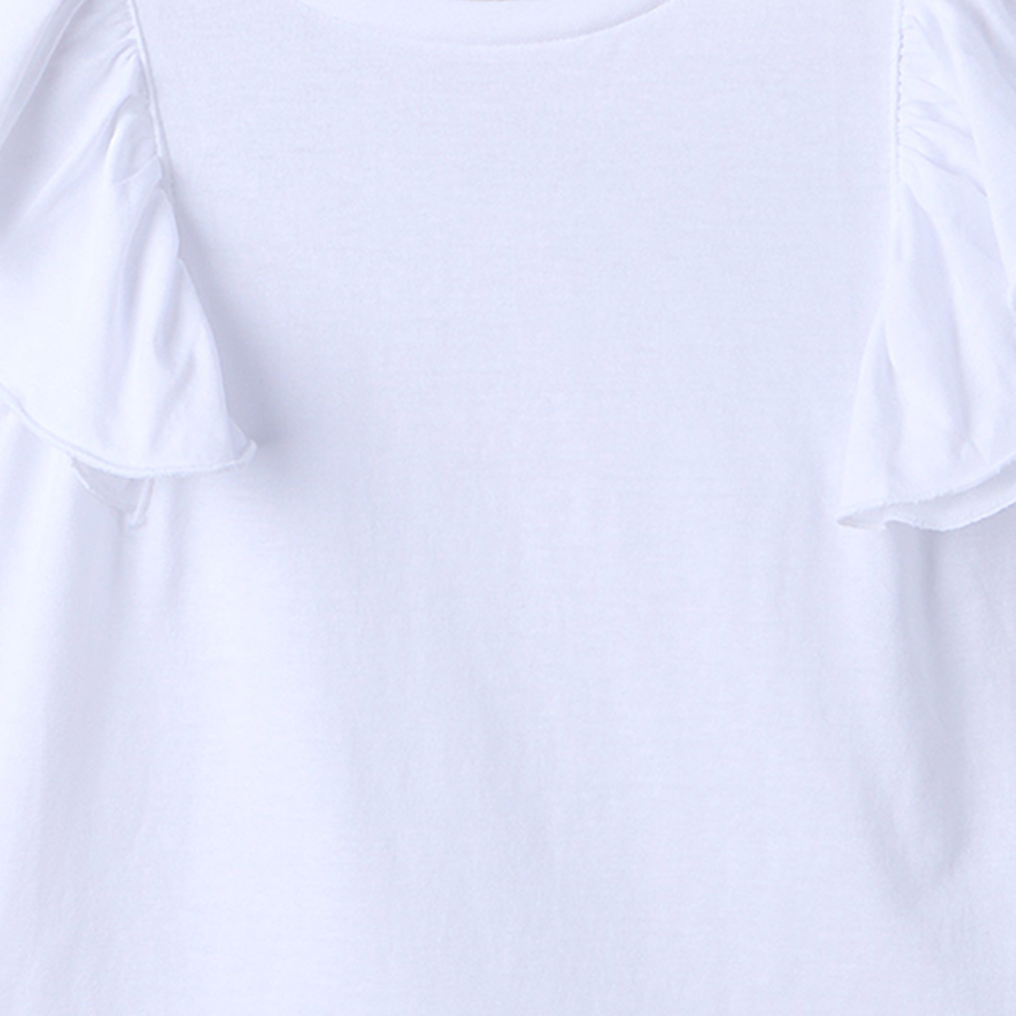 Juniors Solid Top with Ruffle Sleeves - Set of 2-girls-clothing-tshirts-image-4