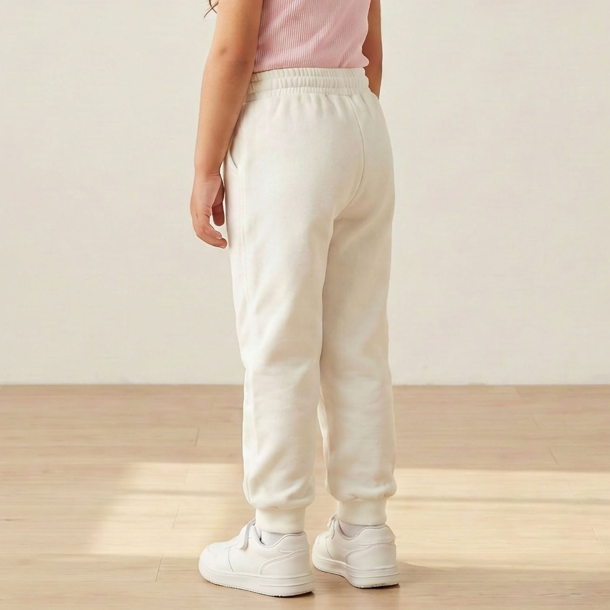 بنطلون رياضي بخصر مطاطي وحبال ضبط مع جيوب من جونيورز-girls-clothing-bottoms-joggersandtrackpants-image-3
