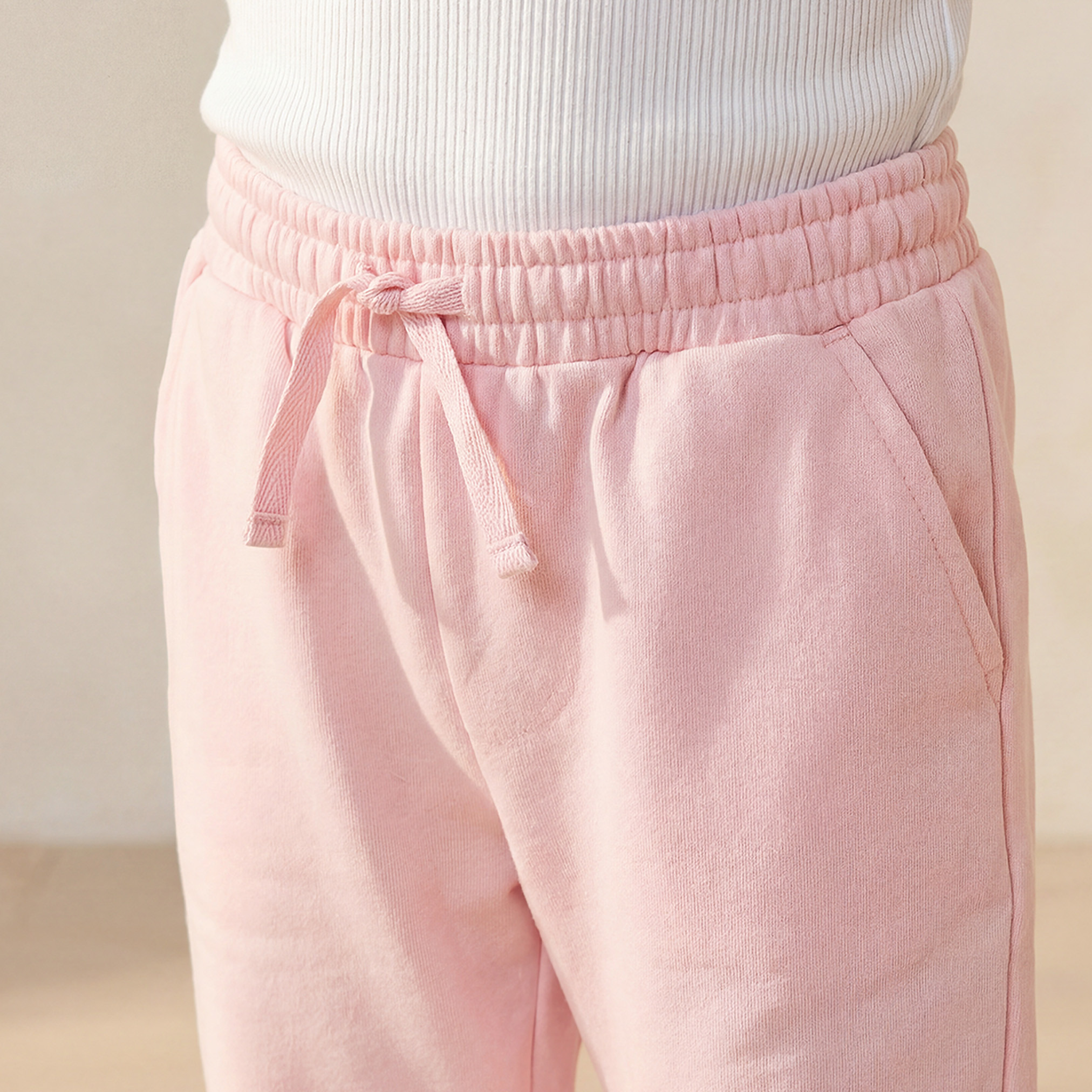 Juniors Elasticated Drawstring Joggers with Pockets-girls-clothing-schoolwear-bottoms-joggers-image-6