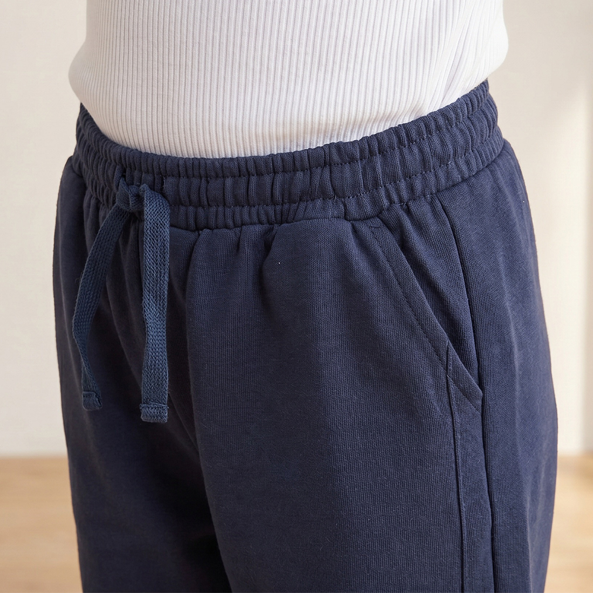 Juniors Elasticated Drawstring Joggers with Pockets-girls-clothing-schoolwear-bottoms-joggers-image-6