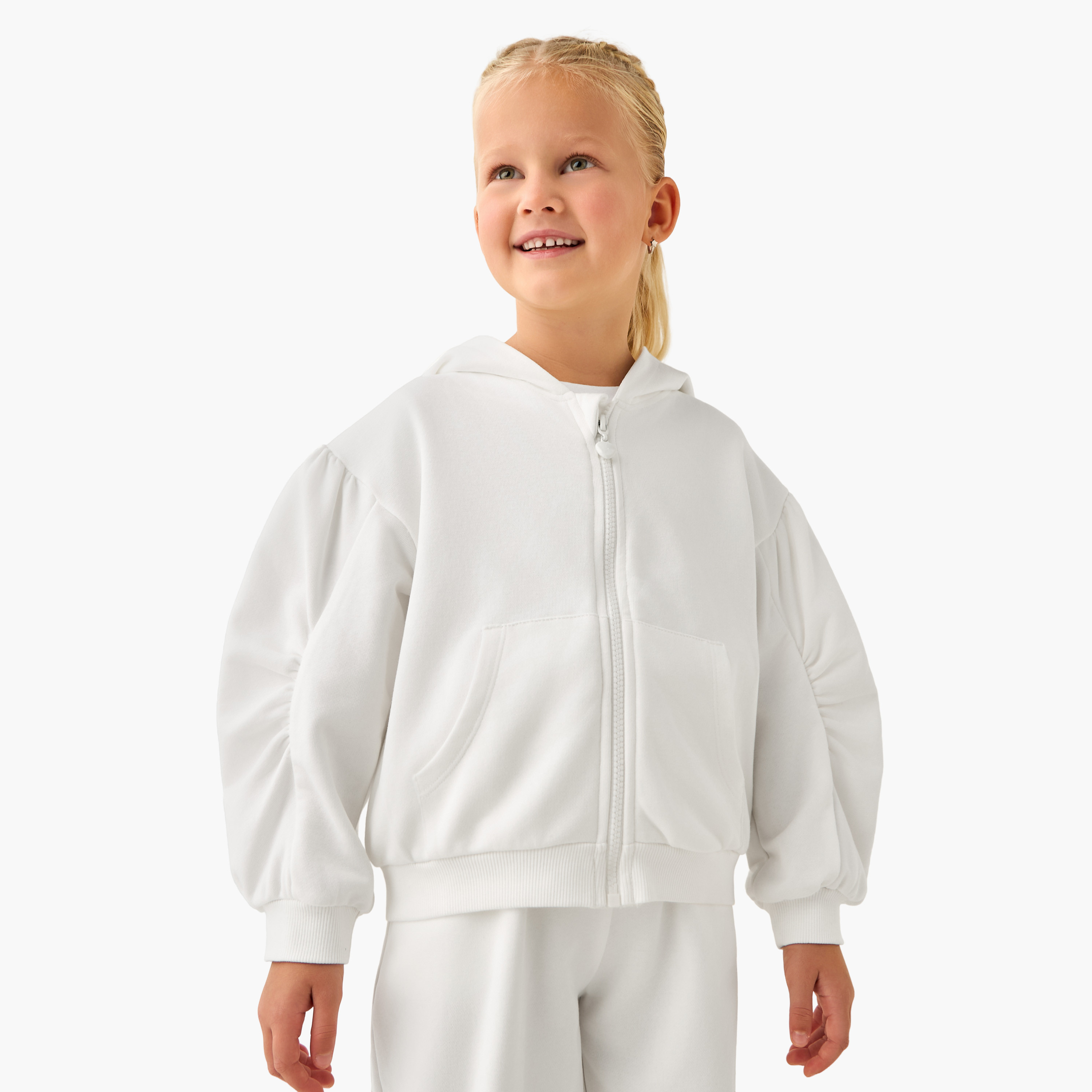 Juniors Long Sleeves Hooded Jacket-baby-girls-clothing-jacketsandcoats-image-1