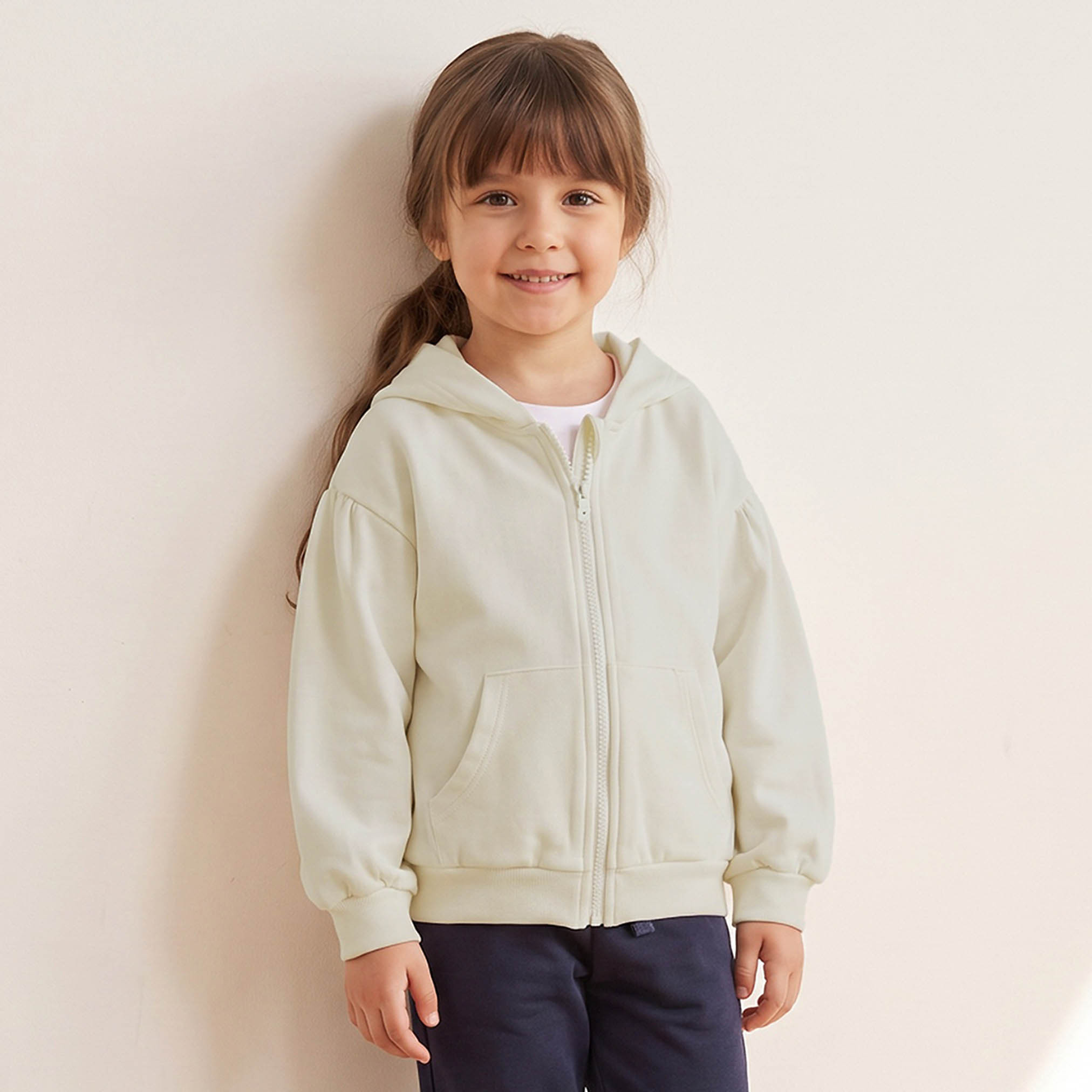 Juniors Hooded Sweatshirt with Long Sleeves-girls-clothing-sweatshirts-image-1