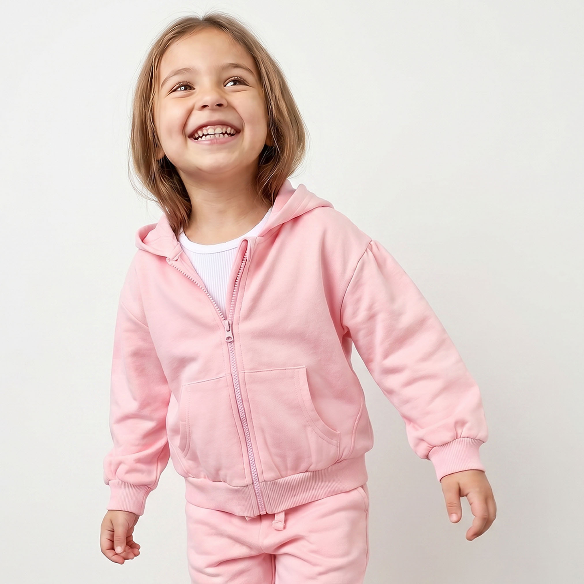 Juniors Hooded Sweatshirt with Long Sleeves-girls-clothing-sweatshirts-image-1