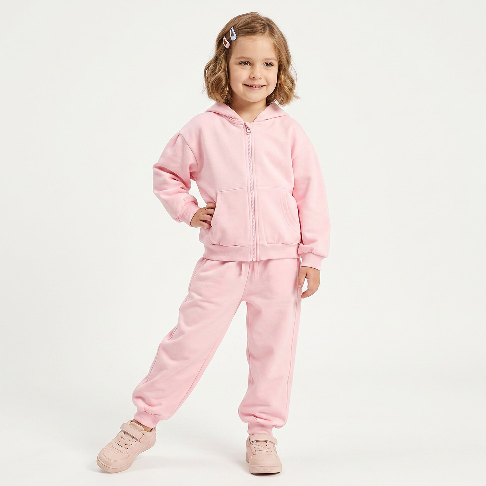 Juniors Hooded Sweatshirt with Long Sleeves-girls-clothing-sweatshirts-image-2
