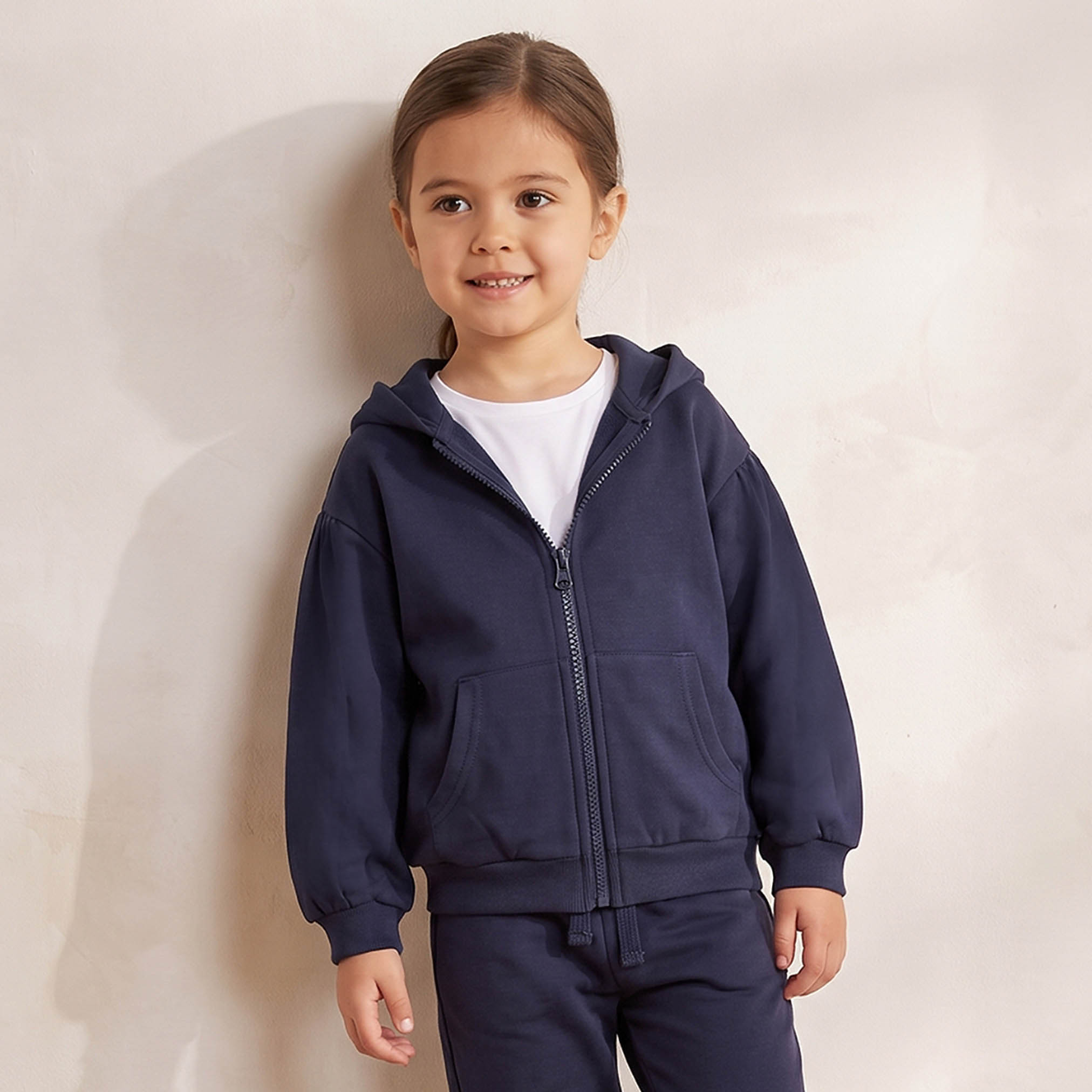 Juniors Hooded Sweatshirt with Long Sleeves-girls-clothing-sweatshirts-image-1